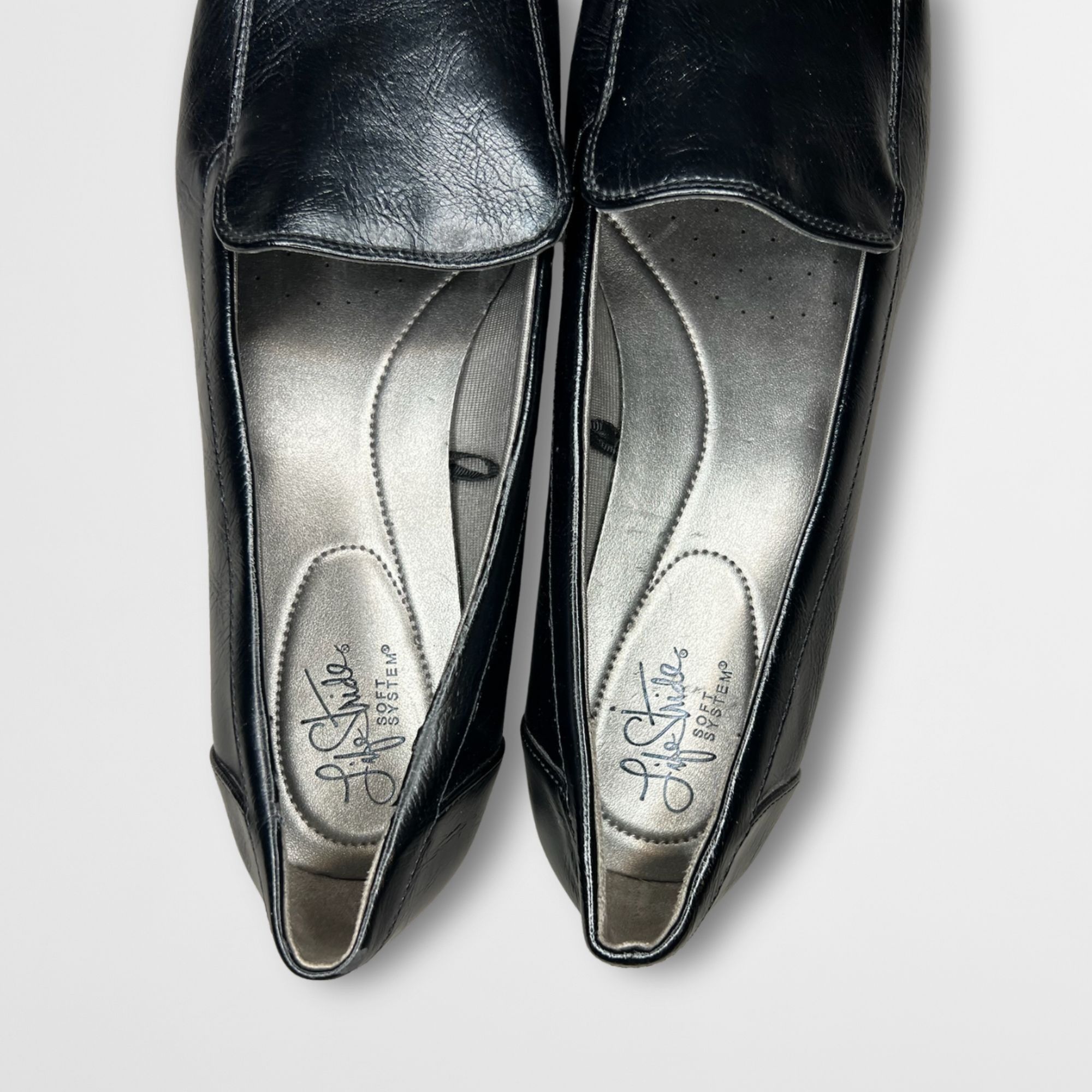 Other Life Stride Womens Black Slip-On Loafers Size 9.5 Stylish Co Size US 9.5 / IT 39.5 - 8 Thumbnail
