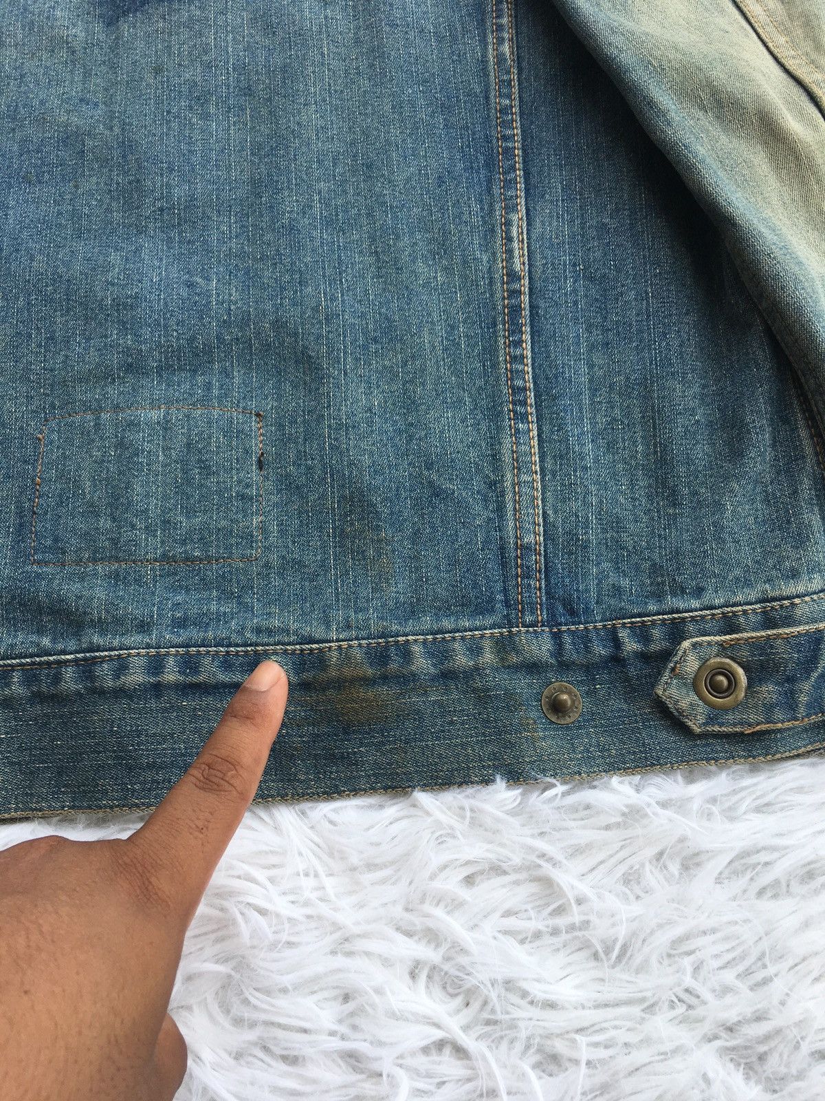 Japanese Brand Rare Vintage PPFM Denim Jacket Size US L / EU 52-54 / 3 - 10 Thumbnail