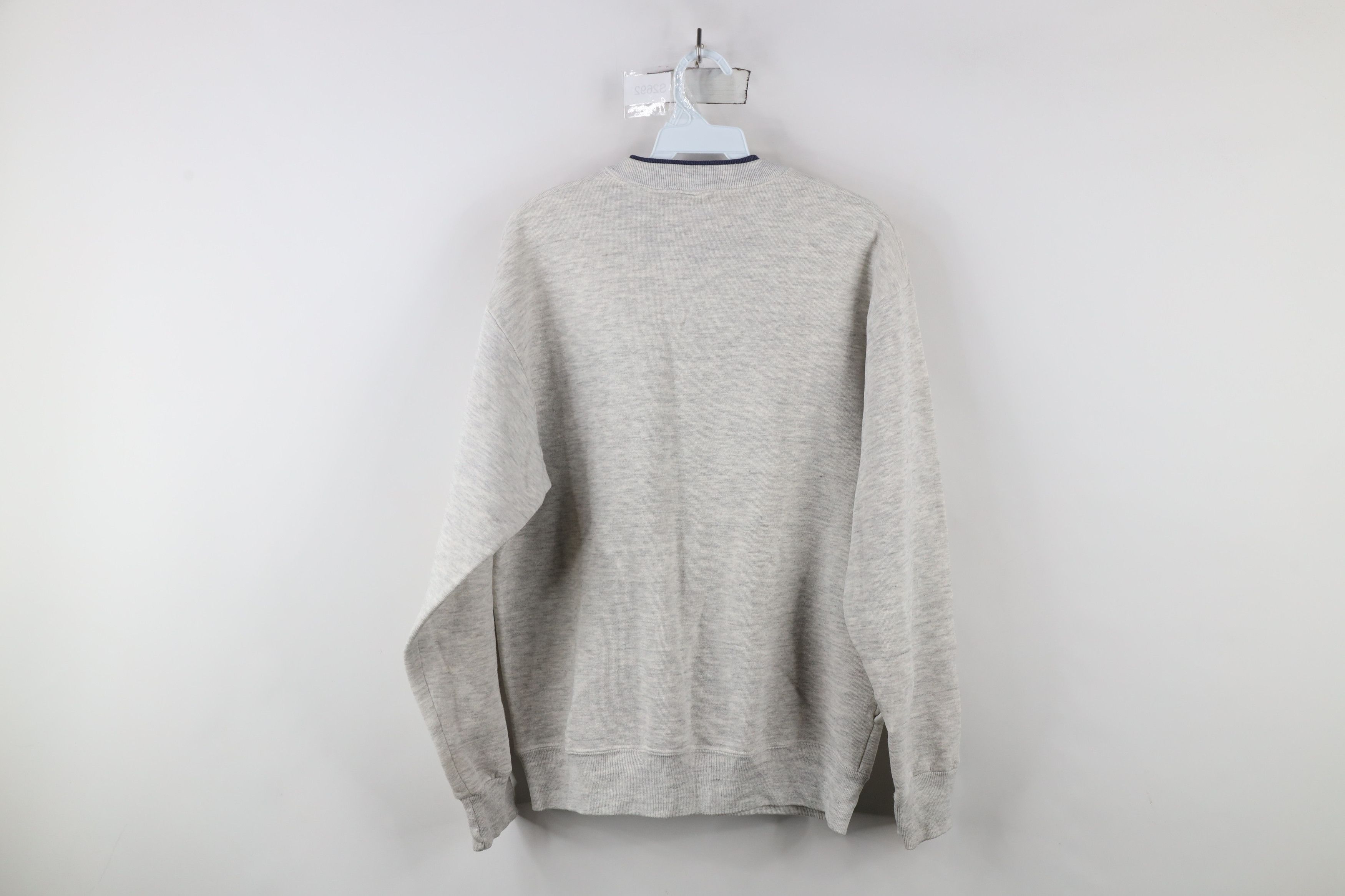 Vintage Vintage 90s Out West Virginia University Sweatshirt Gray USA Size L / US 10 / IT 46 - 8 Thumbnail