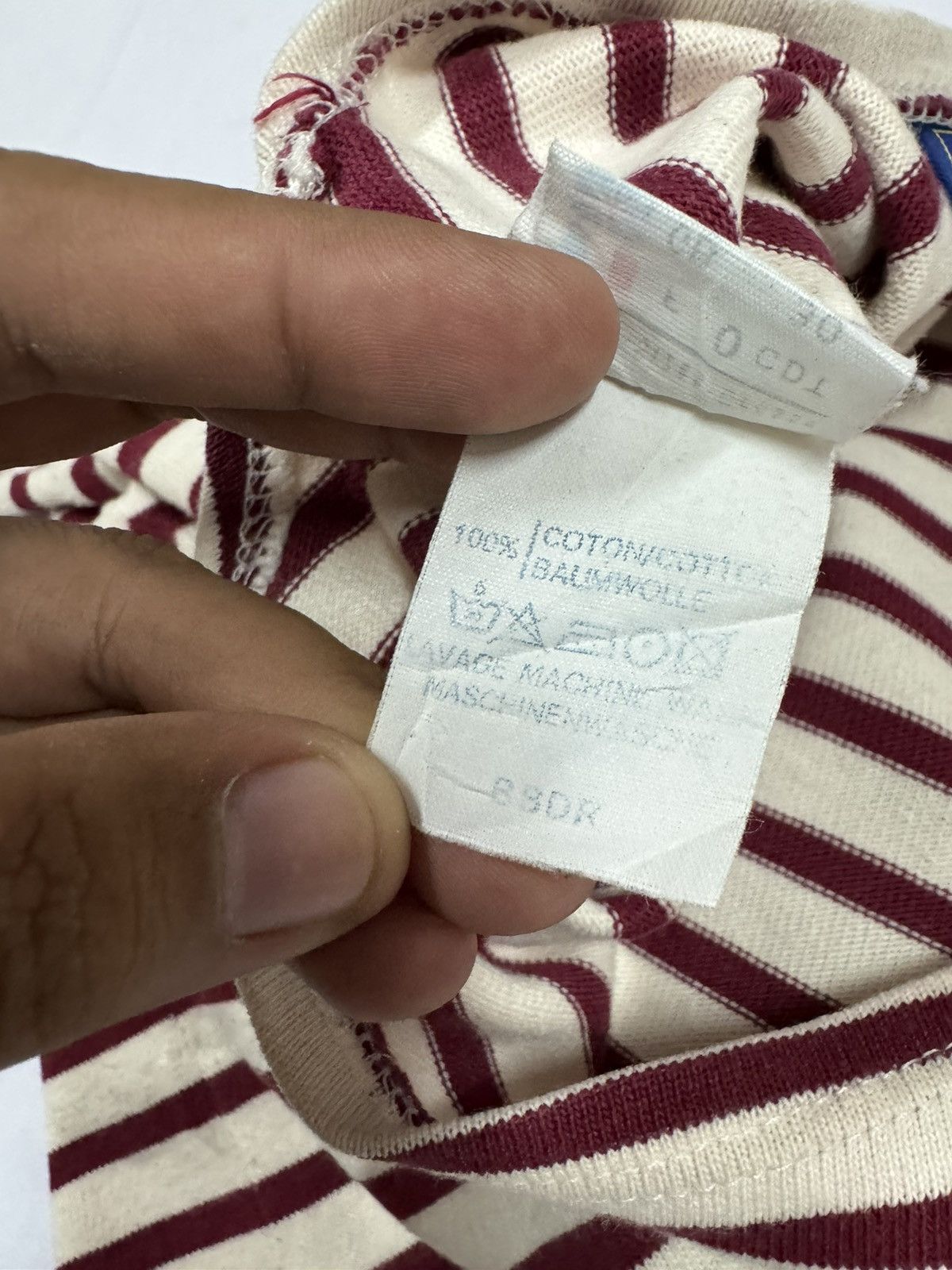 Vintage Vtg🔥Saint James Boat Neck Heavy Cotton Made In France Size US XXS / EU 40 - 13 Thumbnail