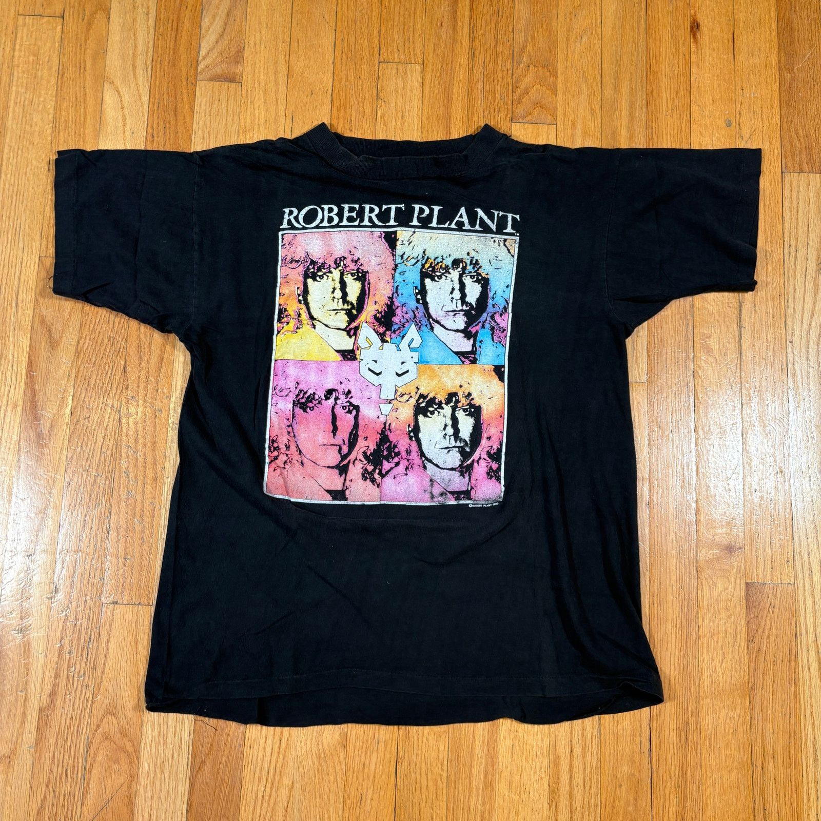 Vintage Vintage 90s Robert Plant Tour Shirt Led Zeppelin Size US L / EU 52-54 / 3 - 1 Thumbnail