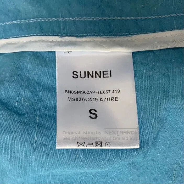 Sunnei Sunnei SS20 Light Blue Dress Shirt. Size S / US 4 / IT 40 - 3 Thumbnail
