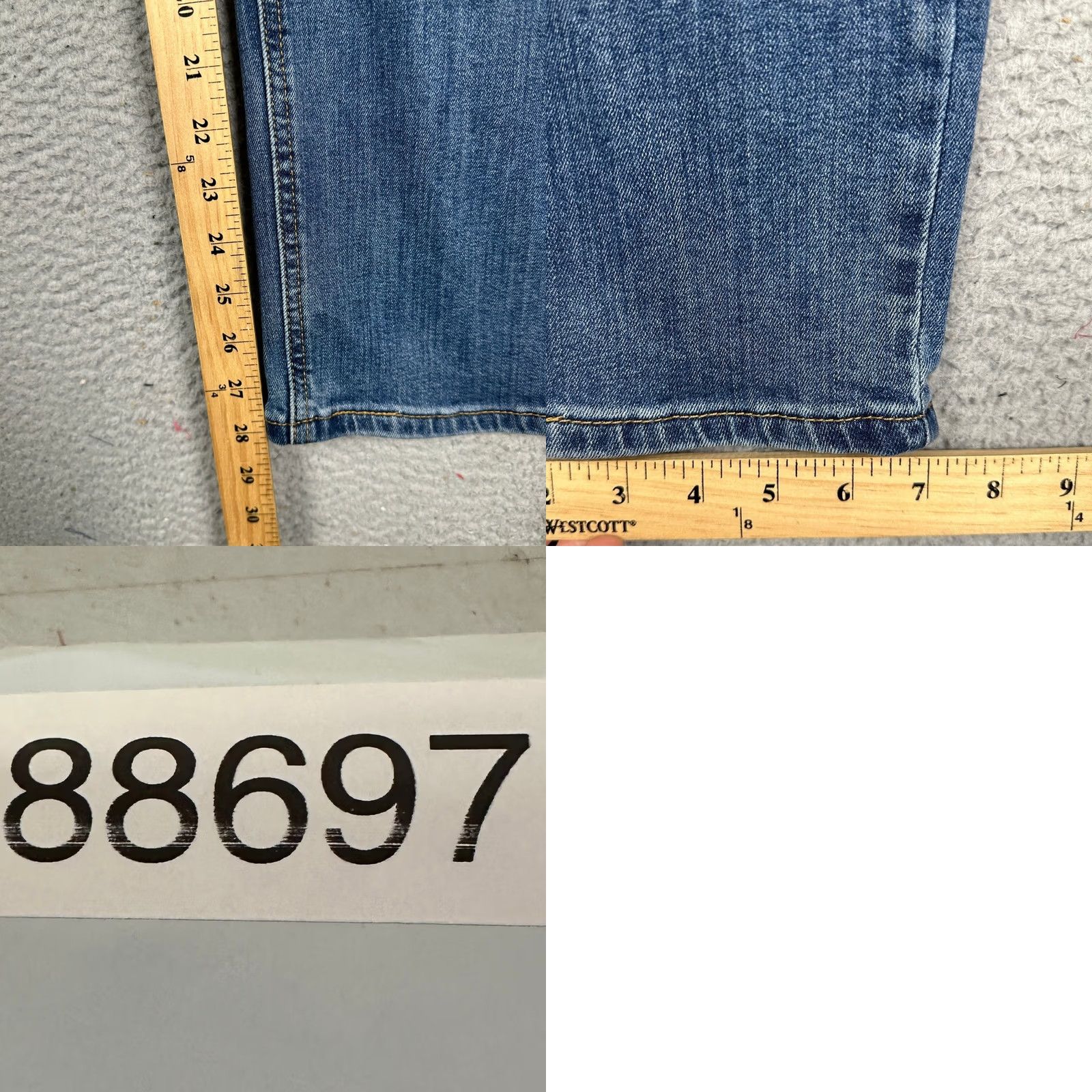 Levi's Levi's 541 Athletic Taper Jeans Mens 34x30 Blue Medium Wash All Seasons Tech Stretch Pockets 5-Pocket Denim Rise Mid Shape: Casual Workwear (Mens) Size US 34 / EU 50 - 8 Thumbnail