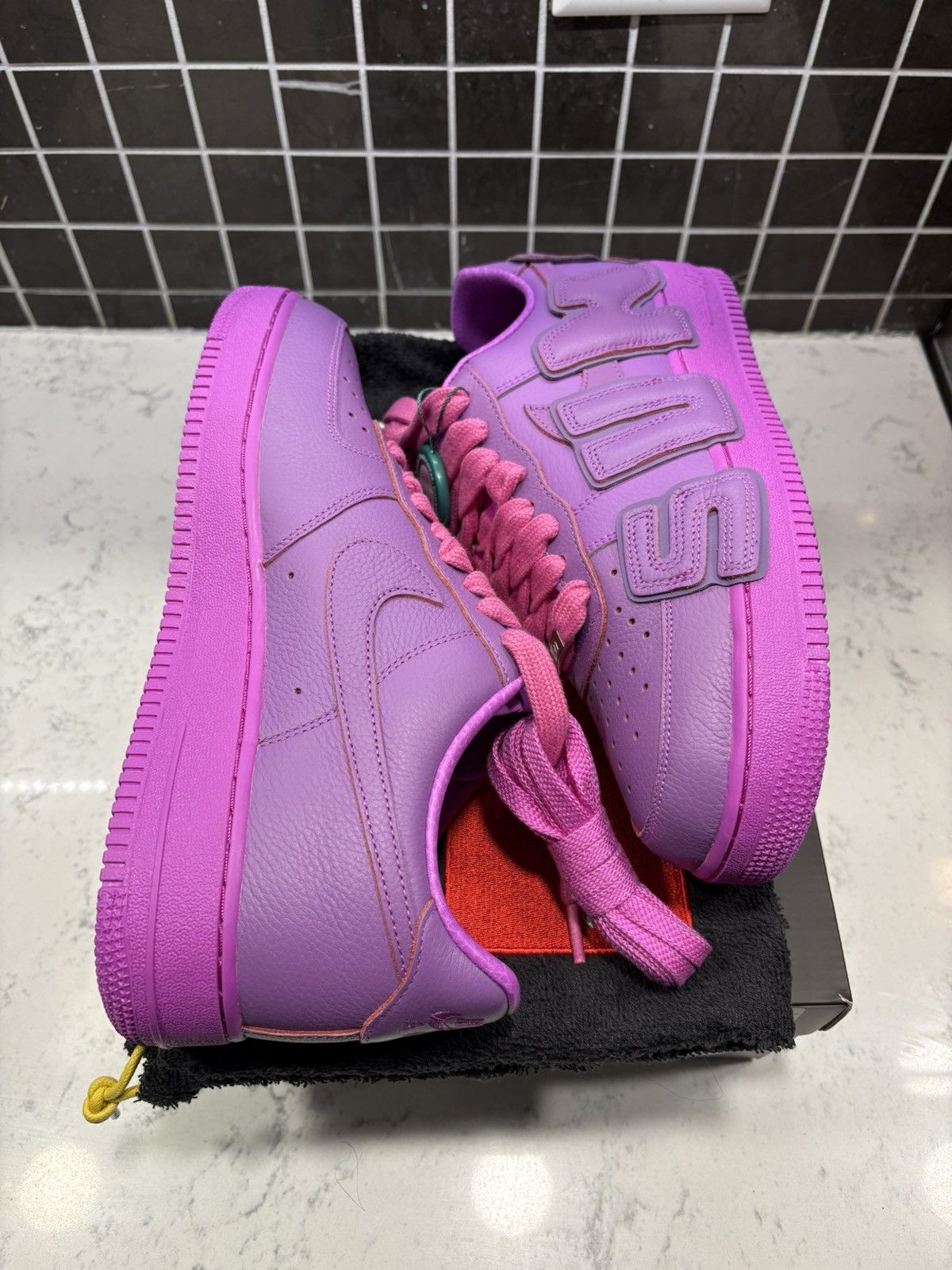 Cactus Plant Flea Market × Nike Nike x CPFM AF1 Low Fuchsia Dream Size US 10.5 / EU 43-44 - 5 Thumbnail