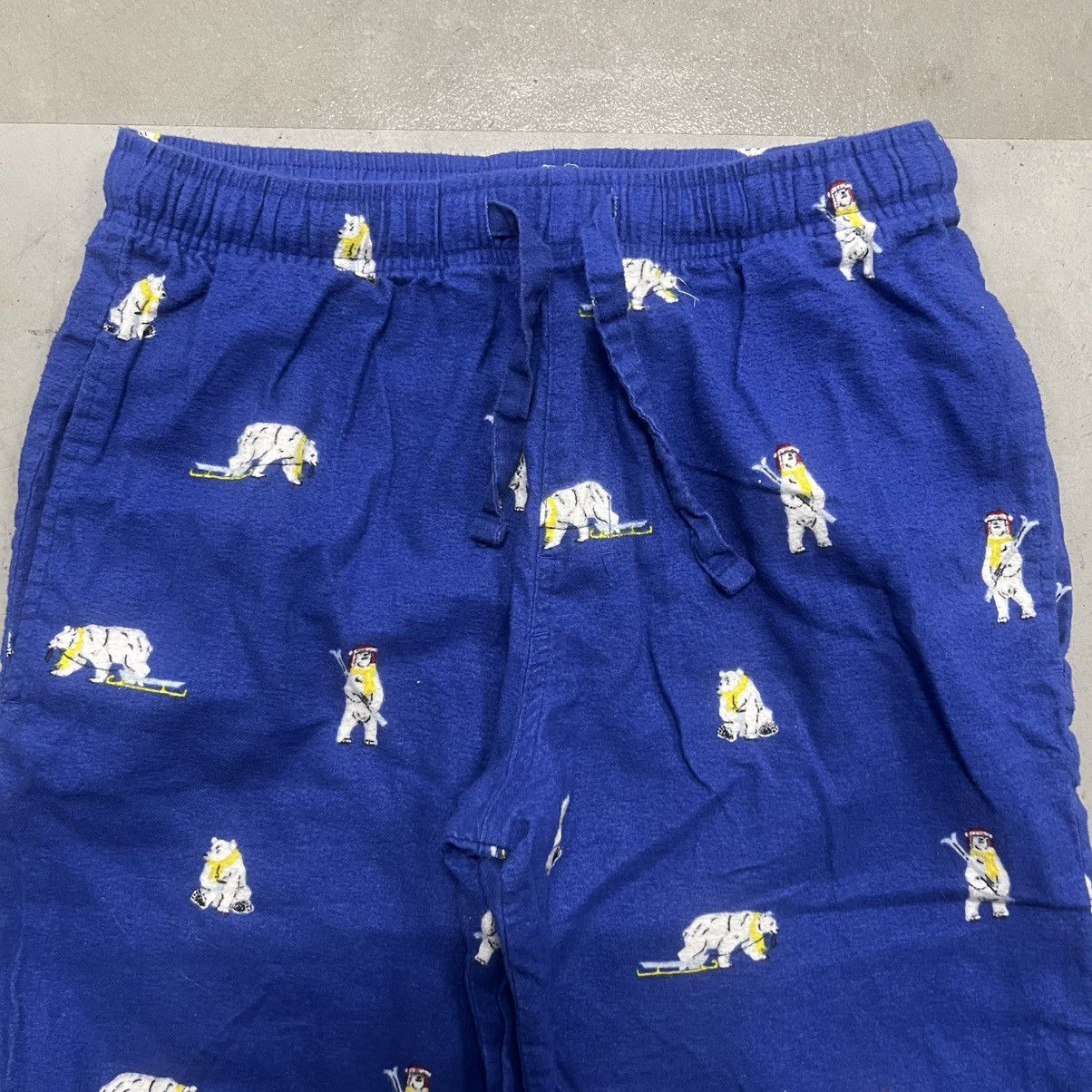 Japanese Brand × Vintage Crazy Vintage Y2K Baggy Sking Polar Bear Pajama Sweatpants! Size US 32 / EU 48 - 3 Thumbnail