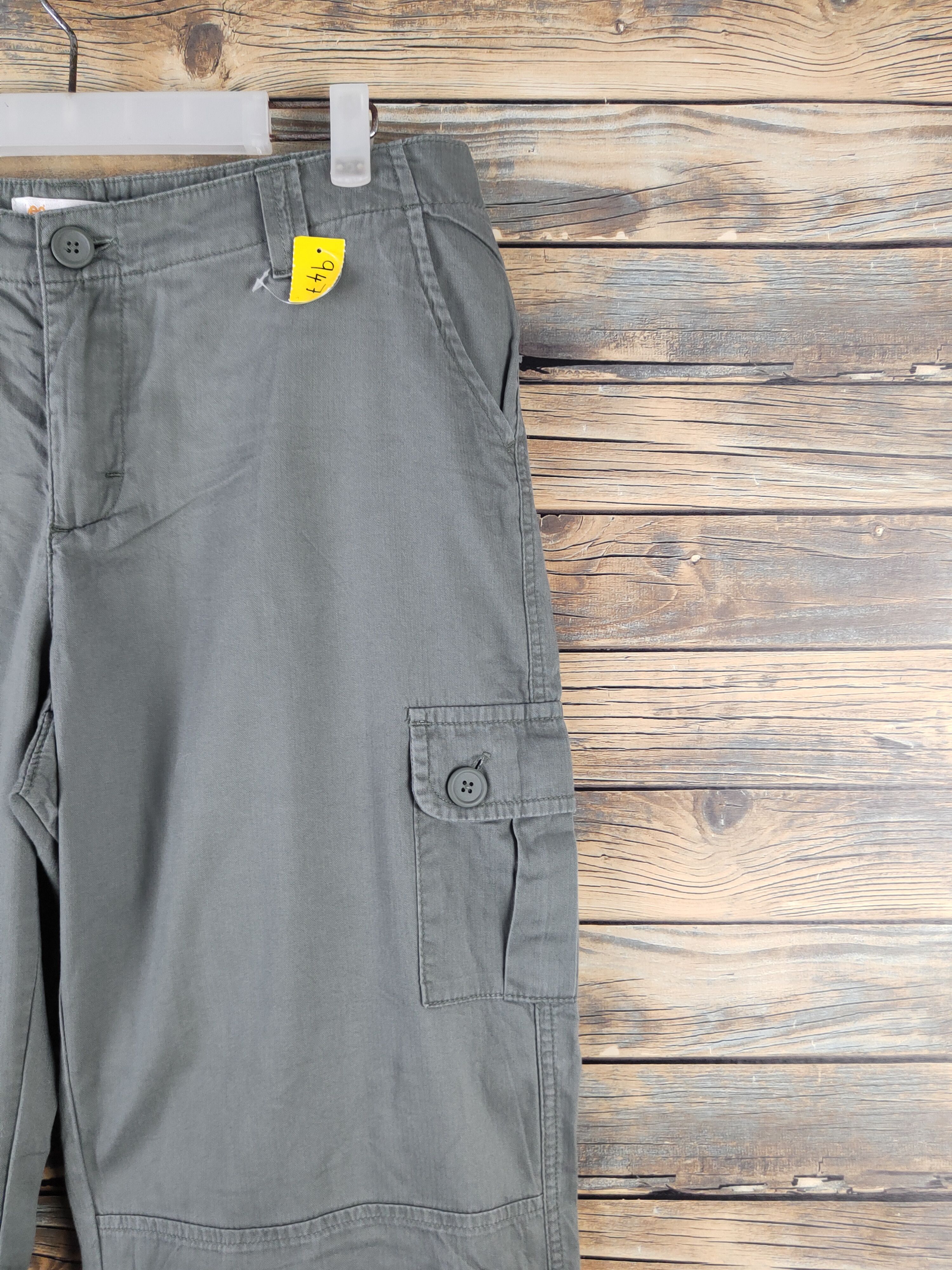 Japanese Brand DL Lee Green Multipocket Tactical Cargo Pants #947 Size US 33 - 5 Thumbnail