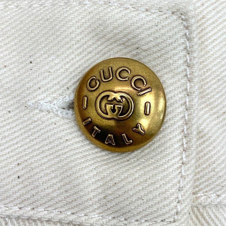 Gucci Gucci Beige side striped cotton casual shorts Size 27" / US 4 / IT 40 - 5 Thumbnail