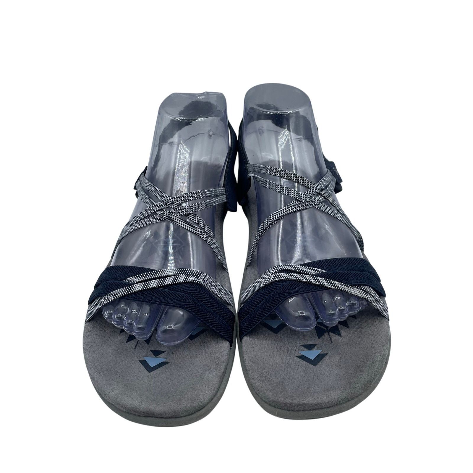 SKECHERS Skechers Reggae Slim Takes Two Strappy Sandals Blue Women 10 Size US 10 / IT 40 - 2 Thumbnail
