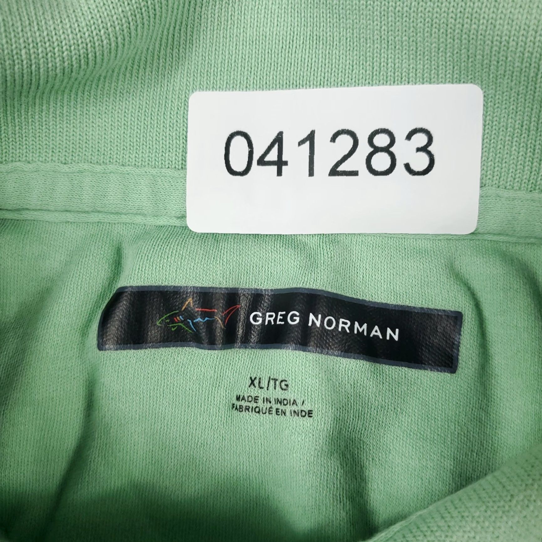 Vintage Greg Norman Polo Shirt Mens XL Green Cotton Golf Casual Short Sleeve Polo Shirt-Button Collared, Solid, Logo, Classic Preppy Mens XL green polo Size US XL / EU 56 / 4 - 7 Thumbnail