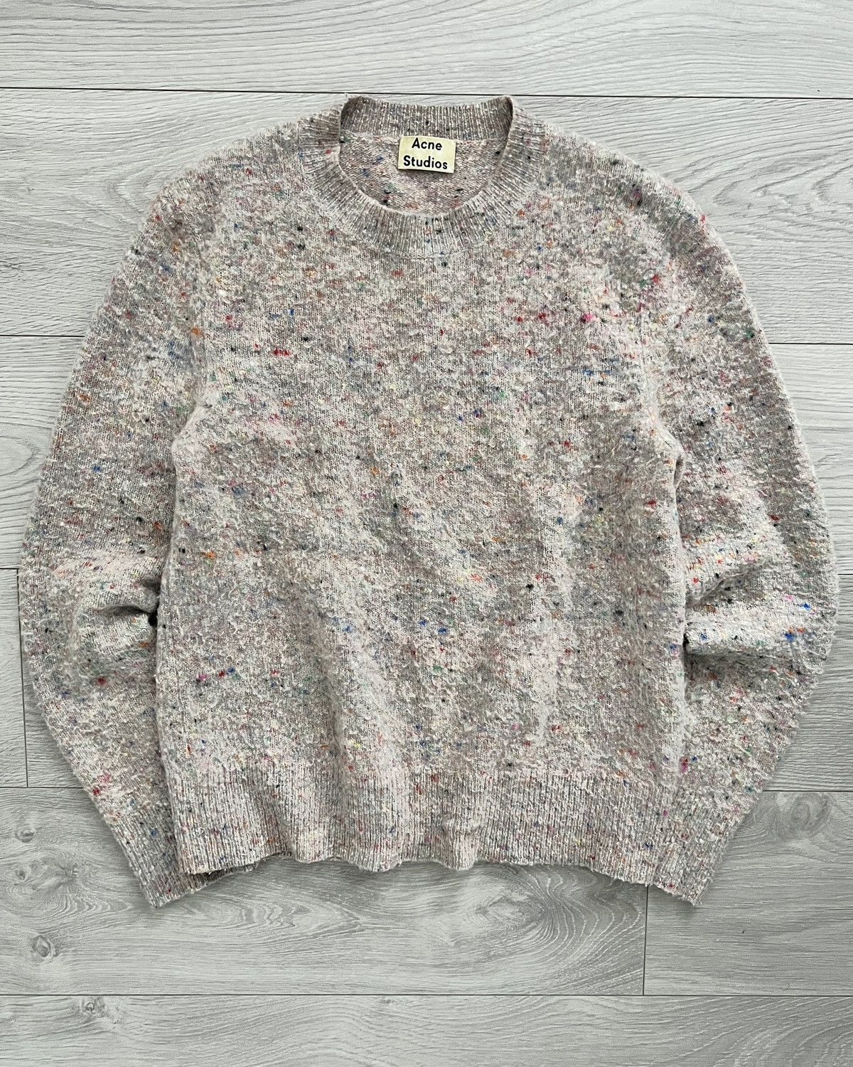 Acne Studios Acne Studios AW15 Peele Donegal Marled Knit Sweater Size US S / EU 44-46 / 1 - 3 Thumbnail