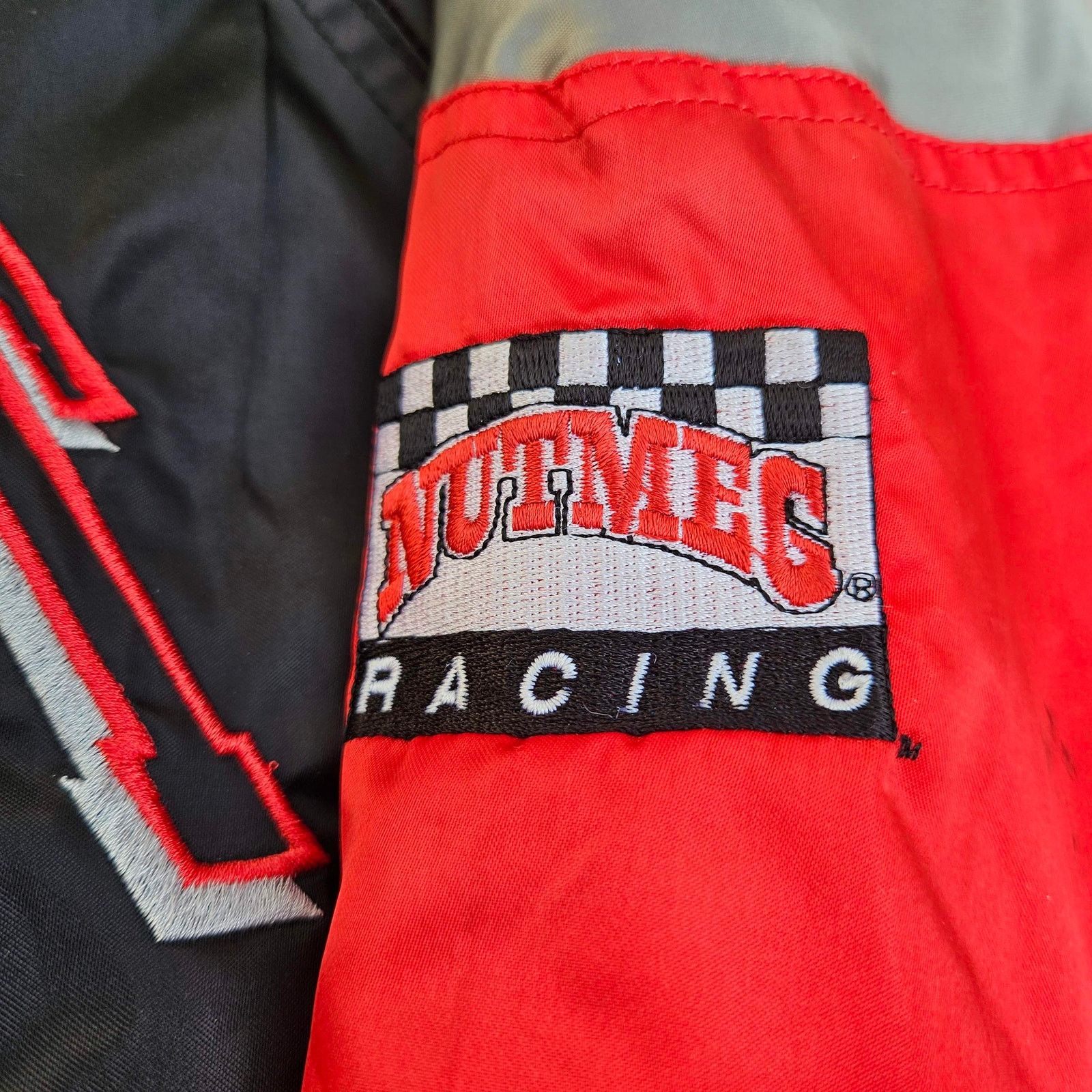Nutmeg Vintage Nutmeg Dale Earnhardt Sr Bomber Nascar Racing XL Size US XL / EU 56 / 4 - 4 Thumbnail