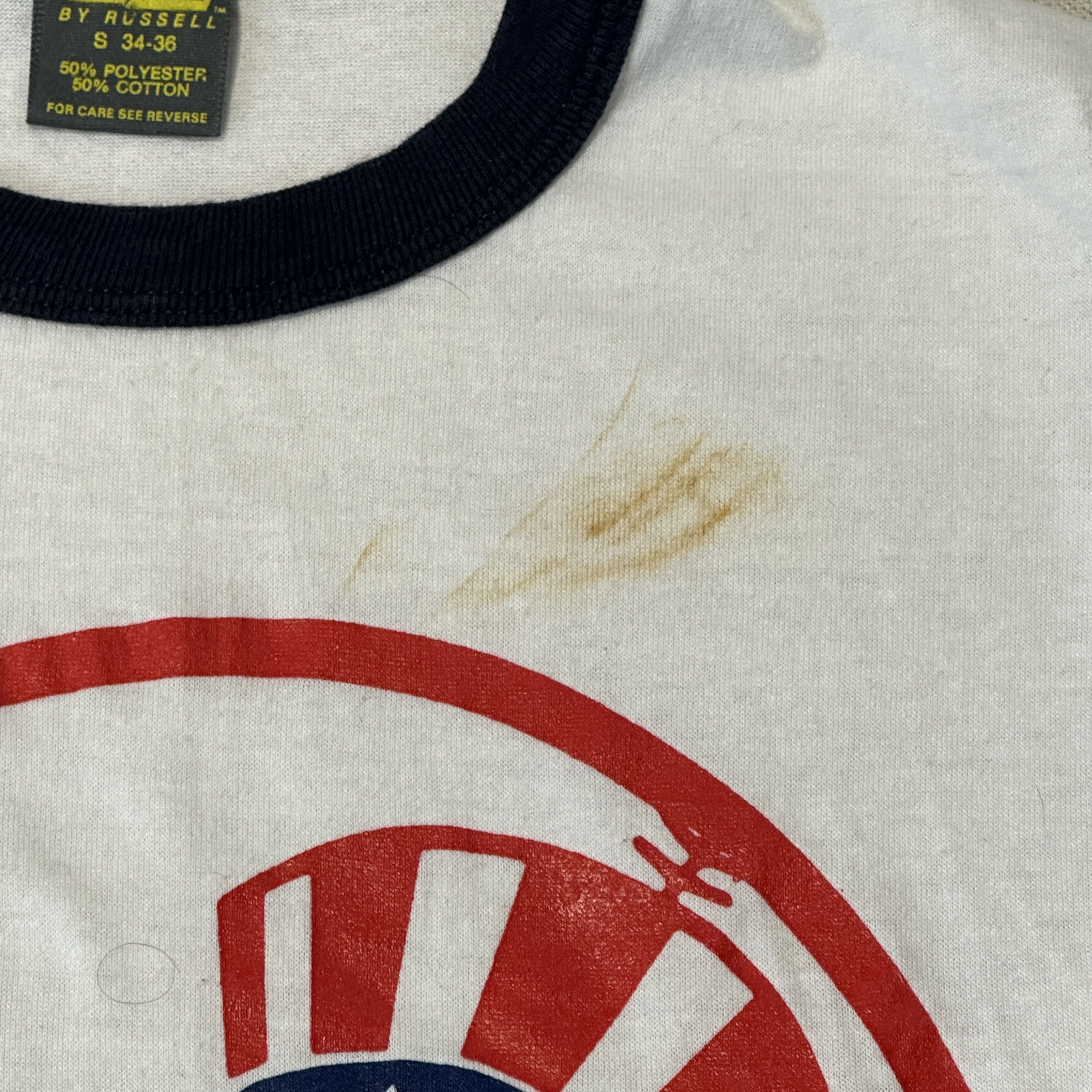 Jerzees Vintage Jerzees Yankees Ringer T-Shirt Size S 80s Size US S / EU 44-46 / 1 - 3 Thumbnail