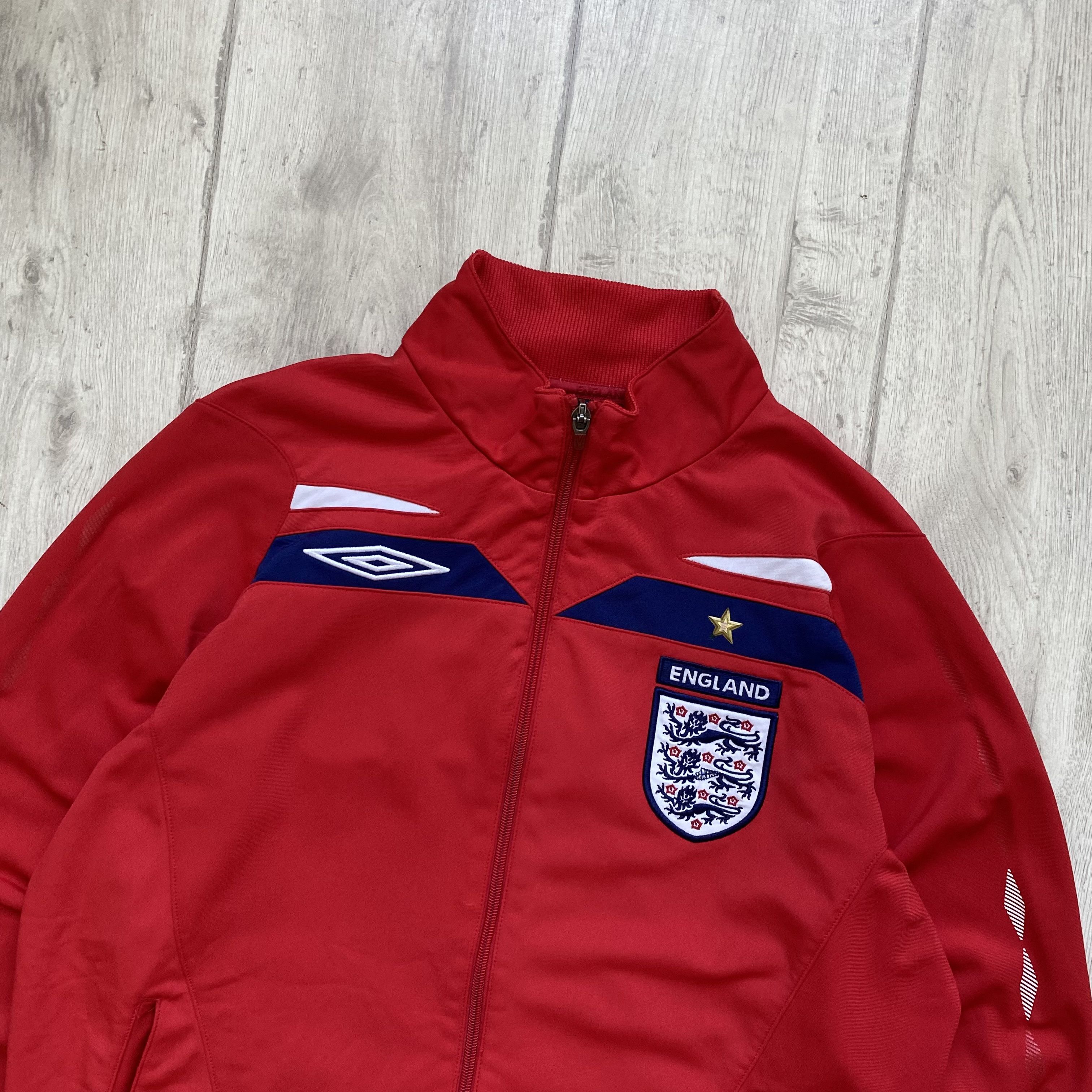 Umbro Vintage 90 Umbro England Football jersey track top jacket Size US M / EU 48-50 / 2 - 3 Thumbnail