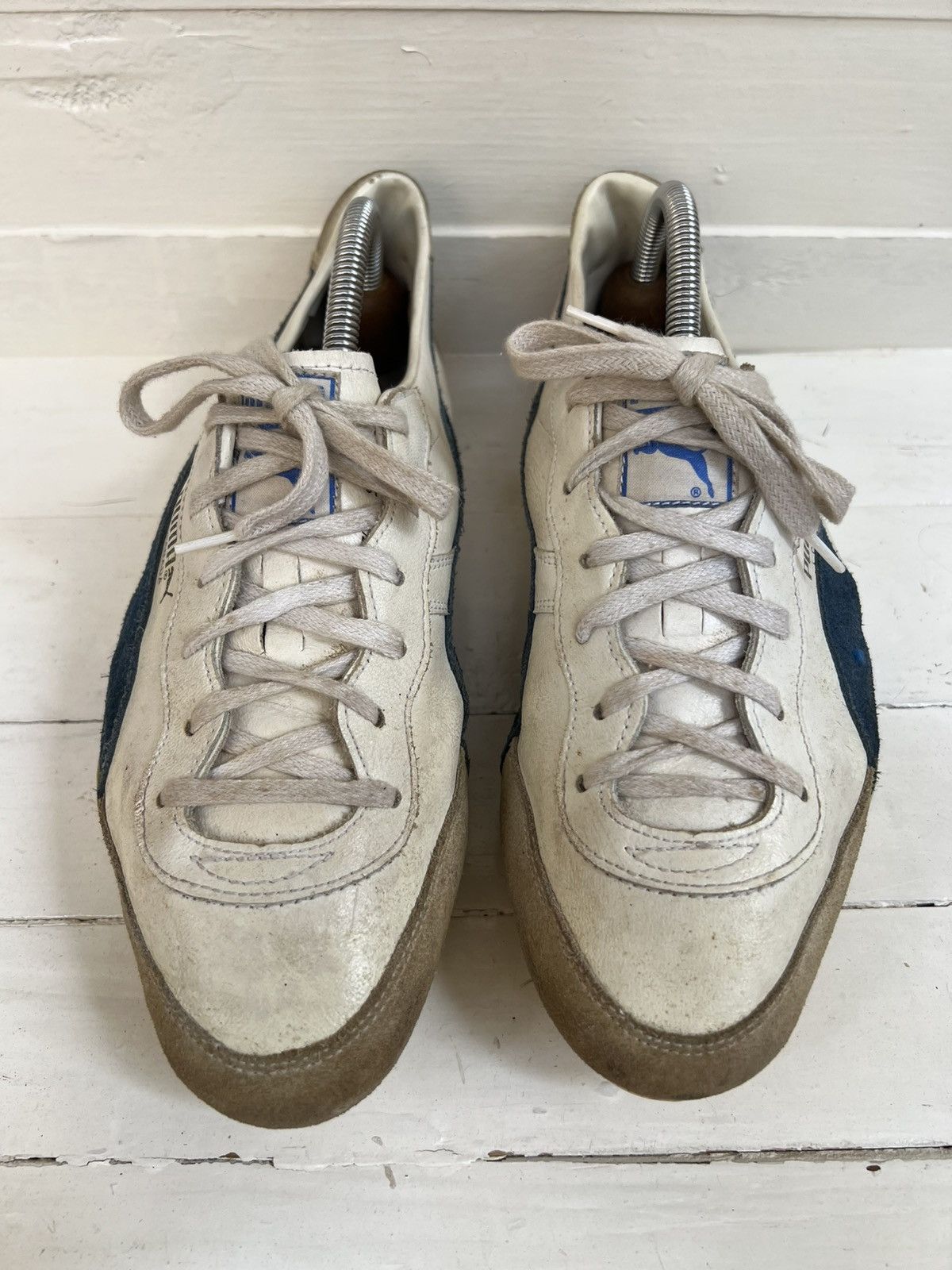 Puma Vintage PUMA White Deadstock Size 8 Cleats Football Size US 8.5 / EU 41-42 - 2 Thumbnail