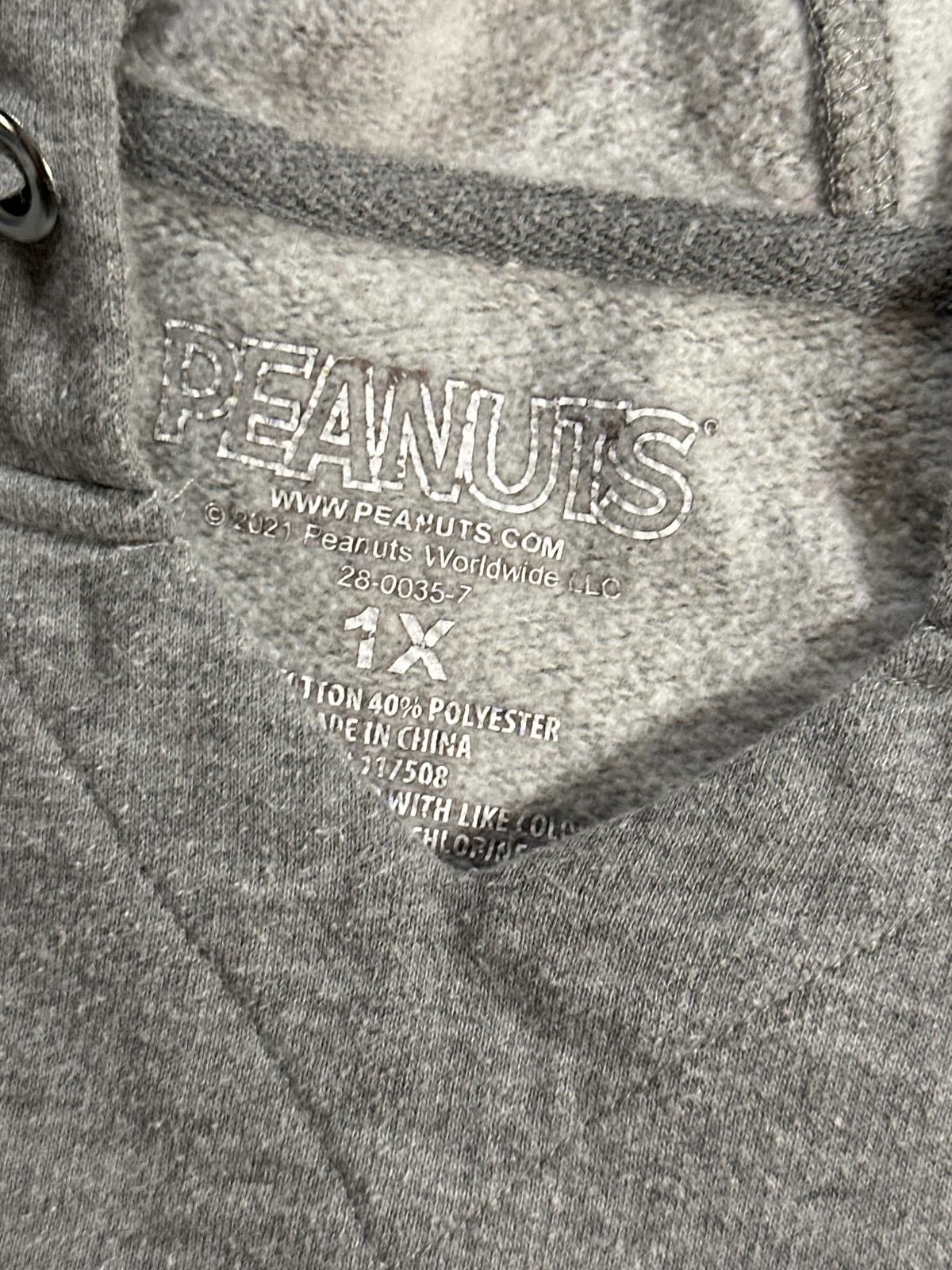 Peanuts Peanuts Women's Grey XL Hoodie Size XL / US 12-14 / IT 48-50 - 3 Thumbnail