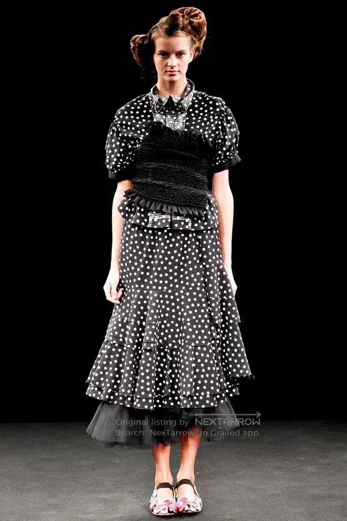 Comme des Garcons Tao Comme des Garçons Polka Dot Skirt. Size 23" - 7 Thumbnail