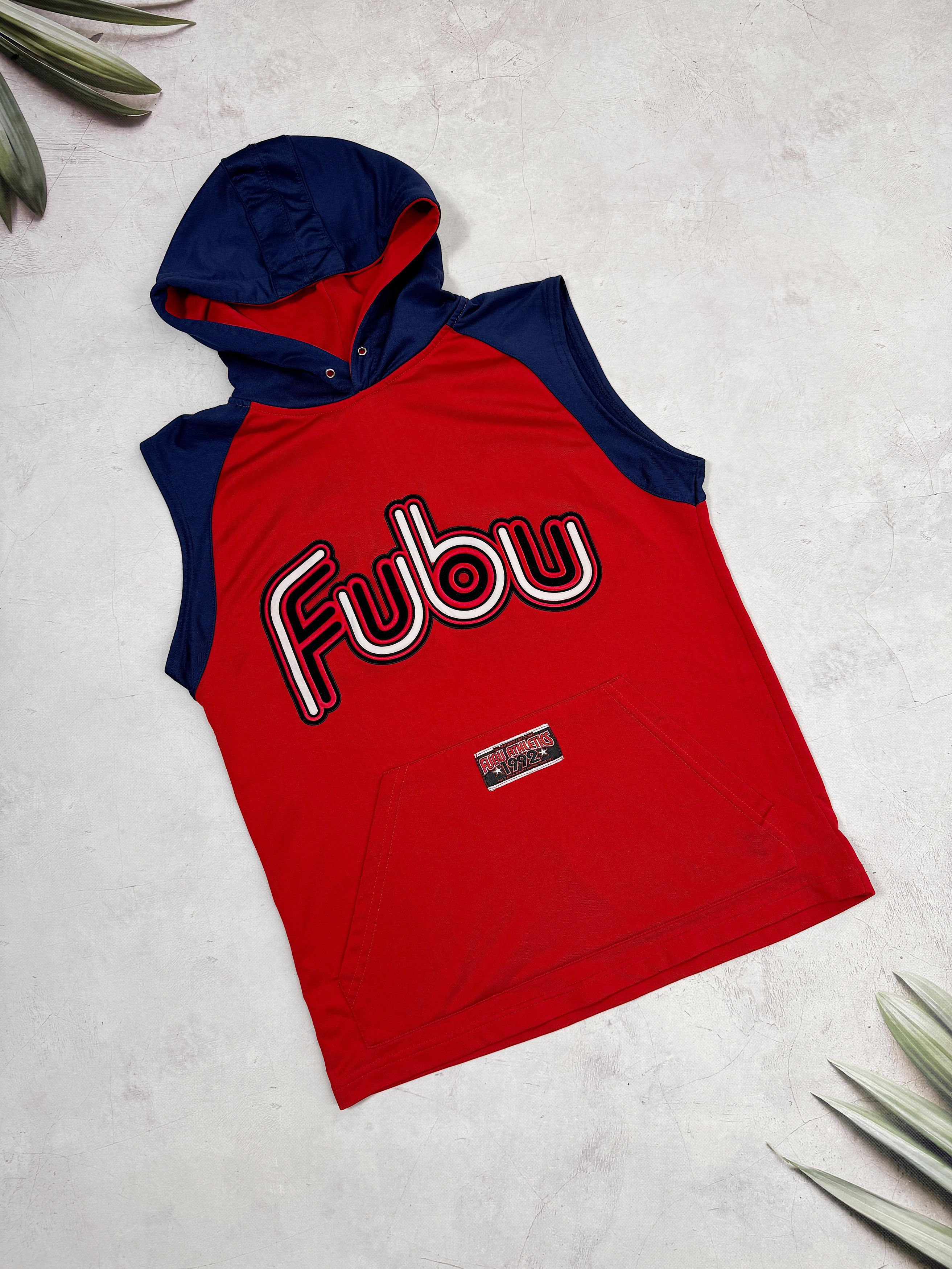 Band Tees × Fubu × Vintage Vintage Fubu 05 Hip Hop Hoodie Sleevless Size US M / EU 48-50 / 2 - 1 Thumbnail