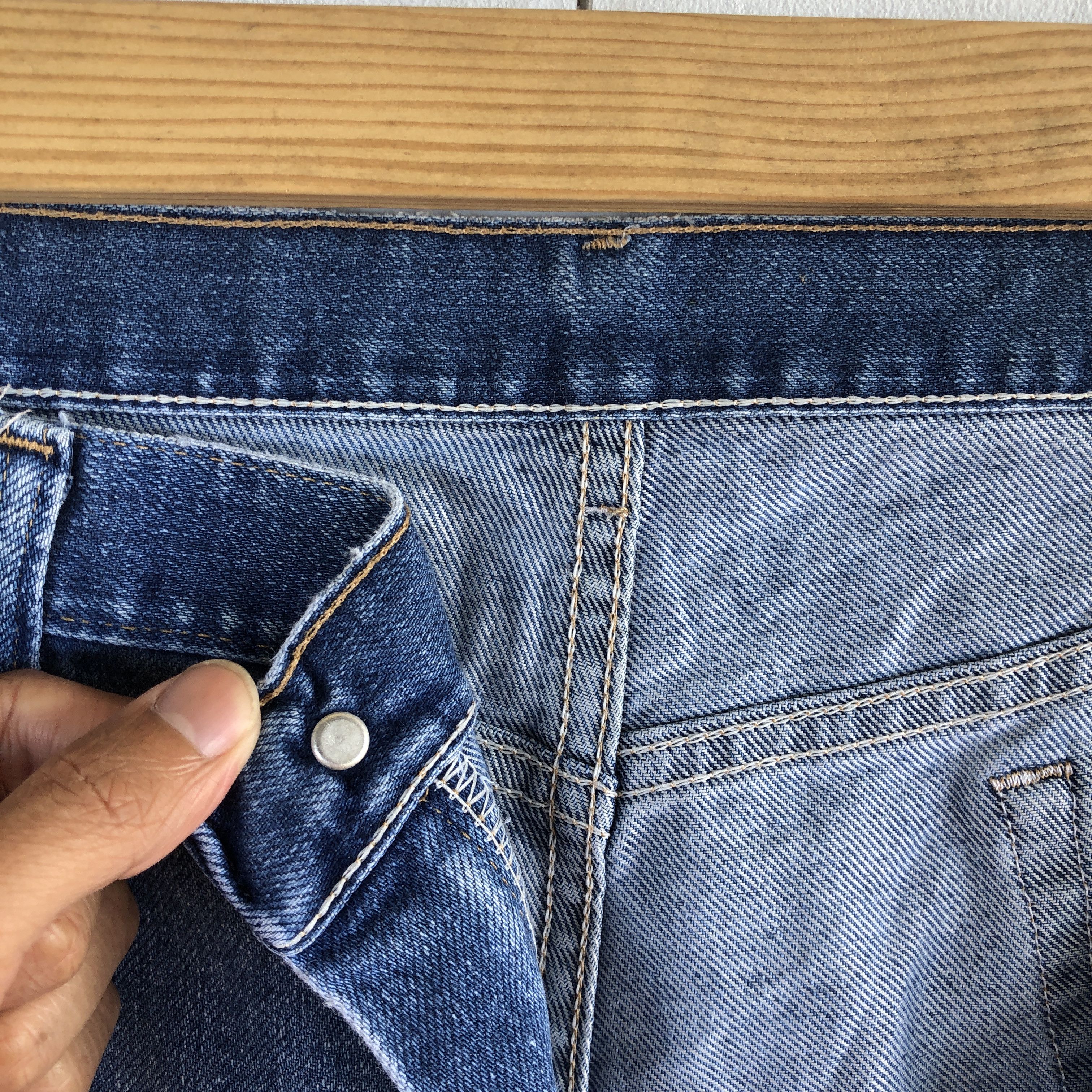 Wrangler Vintage 90's Wrangler Faded Jeans Wrangler Light Wash Denim Size US 36 / EU 52 - 7 Thumbnail