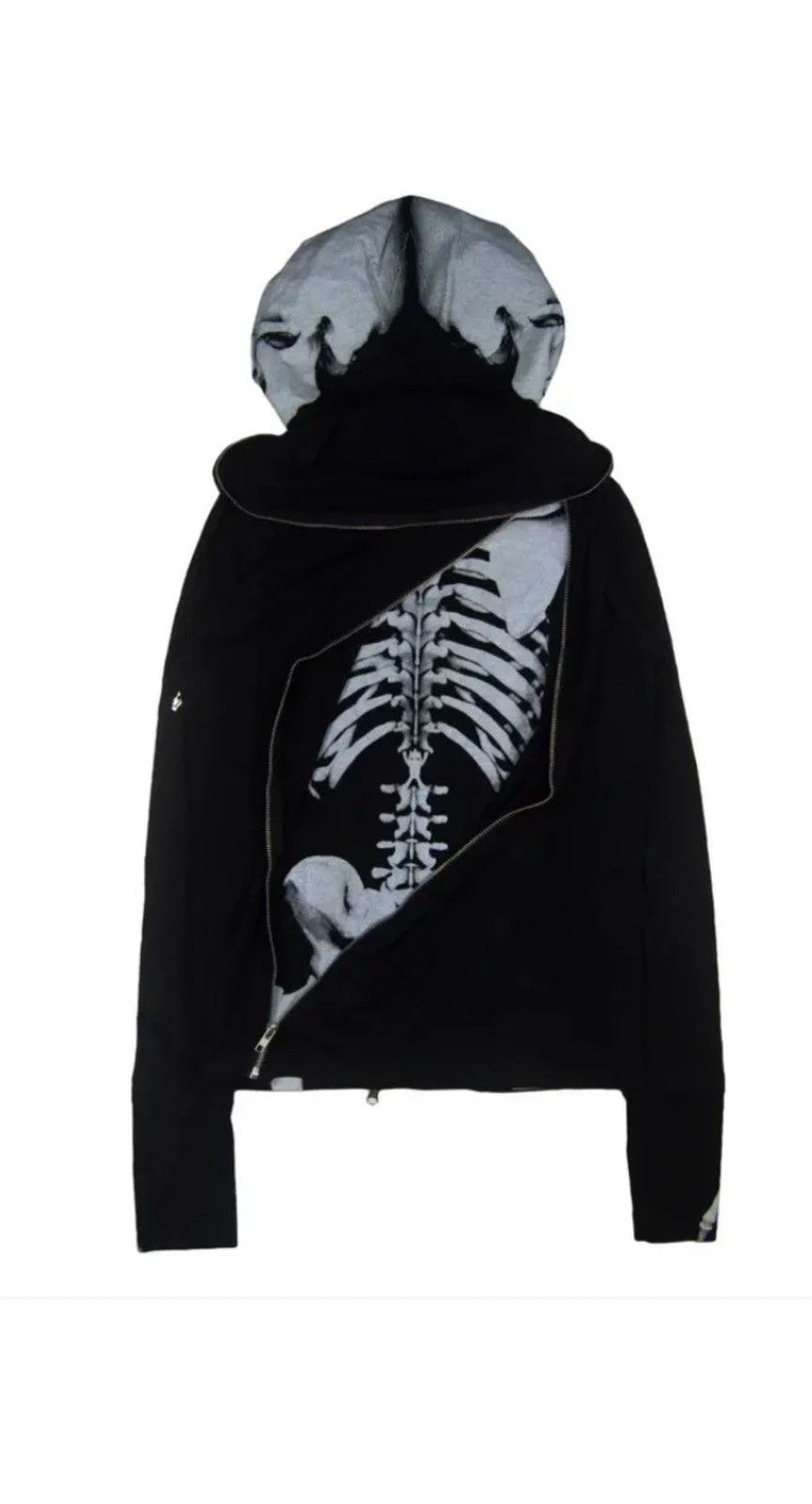 PPFM RARE! Triple Zip Skeleton Glow In Dark Punk Sedation Jacket Size US M / EU 48-50 / 2 - 2 Thumbnail