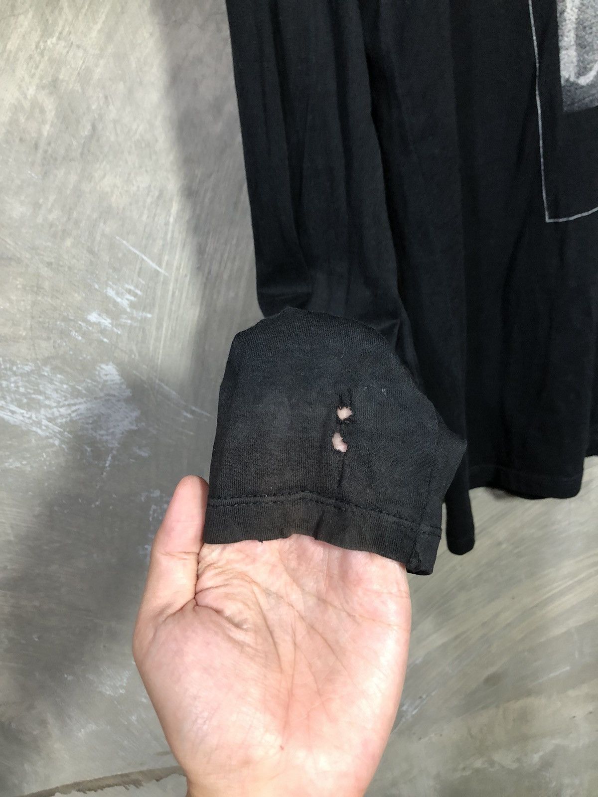 Japanese Brand FUGA💥 Japanese Fuga Thrashed Long Sleeve T-Shirt Size US M / EU 48-50 / 2 - 6 Thumbnail