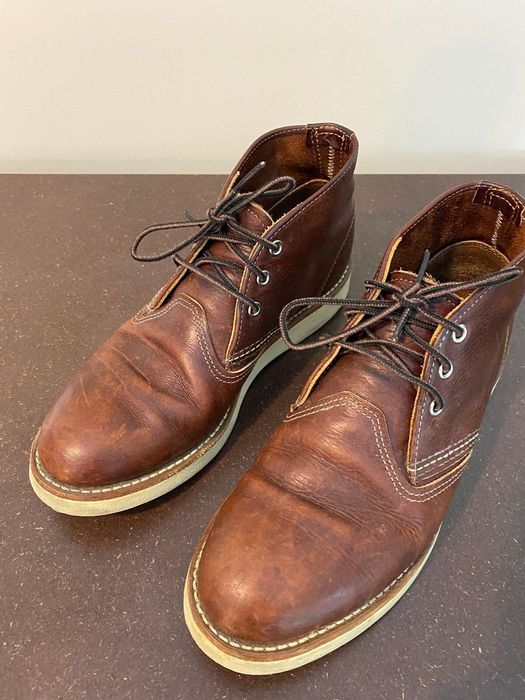 Red wing chukka briar cheap oil slick