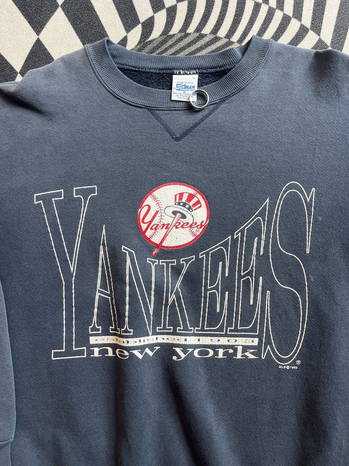 New York Yankees Vintage new york YANKEES MLB 1993’s Sweater shirt Size US M / EU 48-50 / 2 - 5 Thumbnail