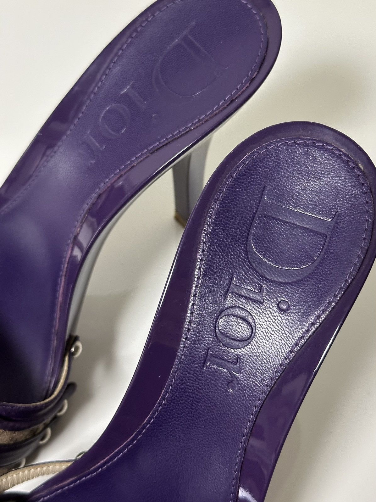 Dior CHRISTIAN DIOR S/S 2005 Diorissimo Street Chic Sandals Size US 8 / IT 38 - 6 Thumbnail