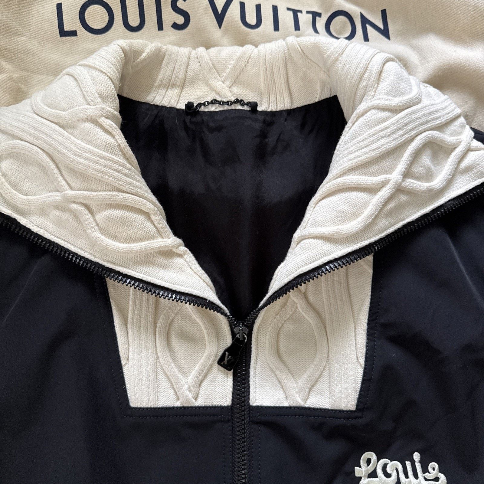 Louis Vuitton Louis Vuitton by Tyler, the Creator Knitted Technical Jacket Size US L / EU 52-54 / 3 - 3 Thumbnail