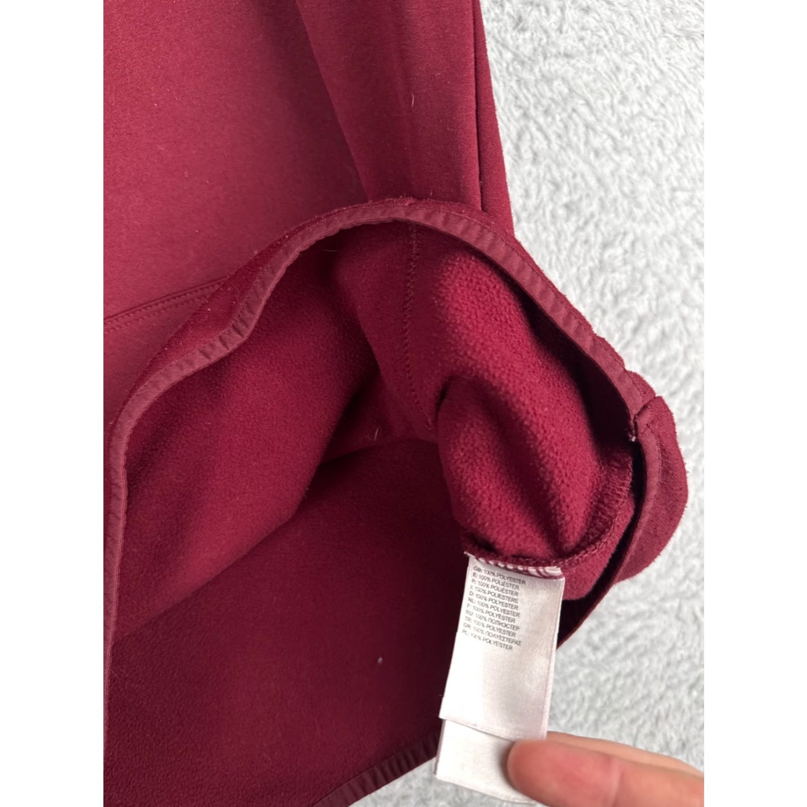 The North Face The North Face Sweater Womens Small Red Pullover Hoodie 100% Polyester Pocket Size S / US 4 / IT 40 - 7 Thumbnail