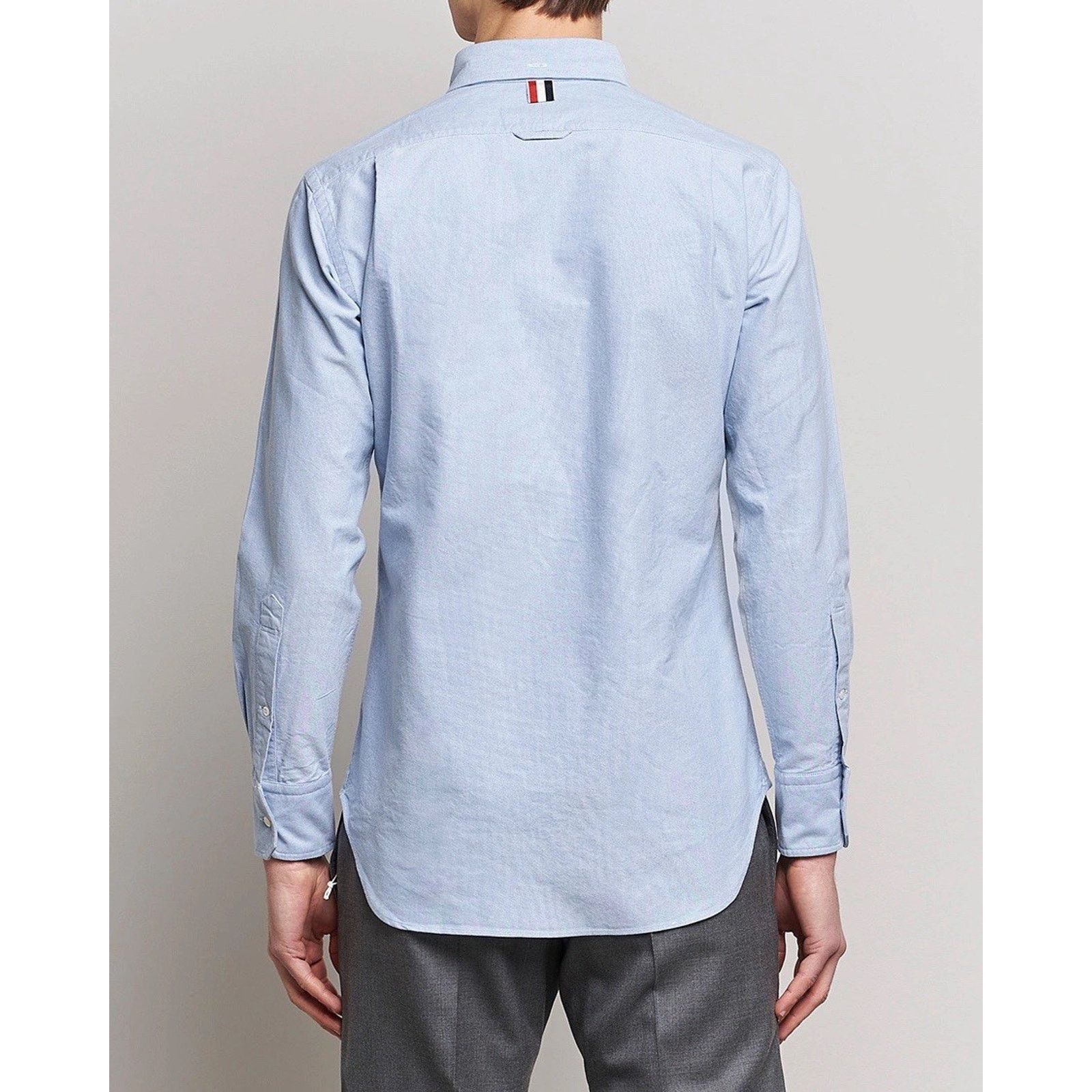 Thom Browne NWT Thom Browne $600 Grosgrain Button Placket Oxford Shirt Size US S / EU 44-46 / 1 - 8 Thumbnail