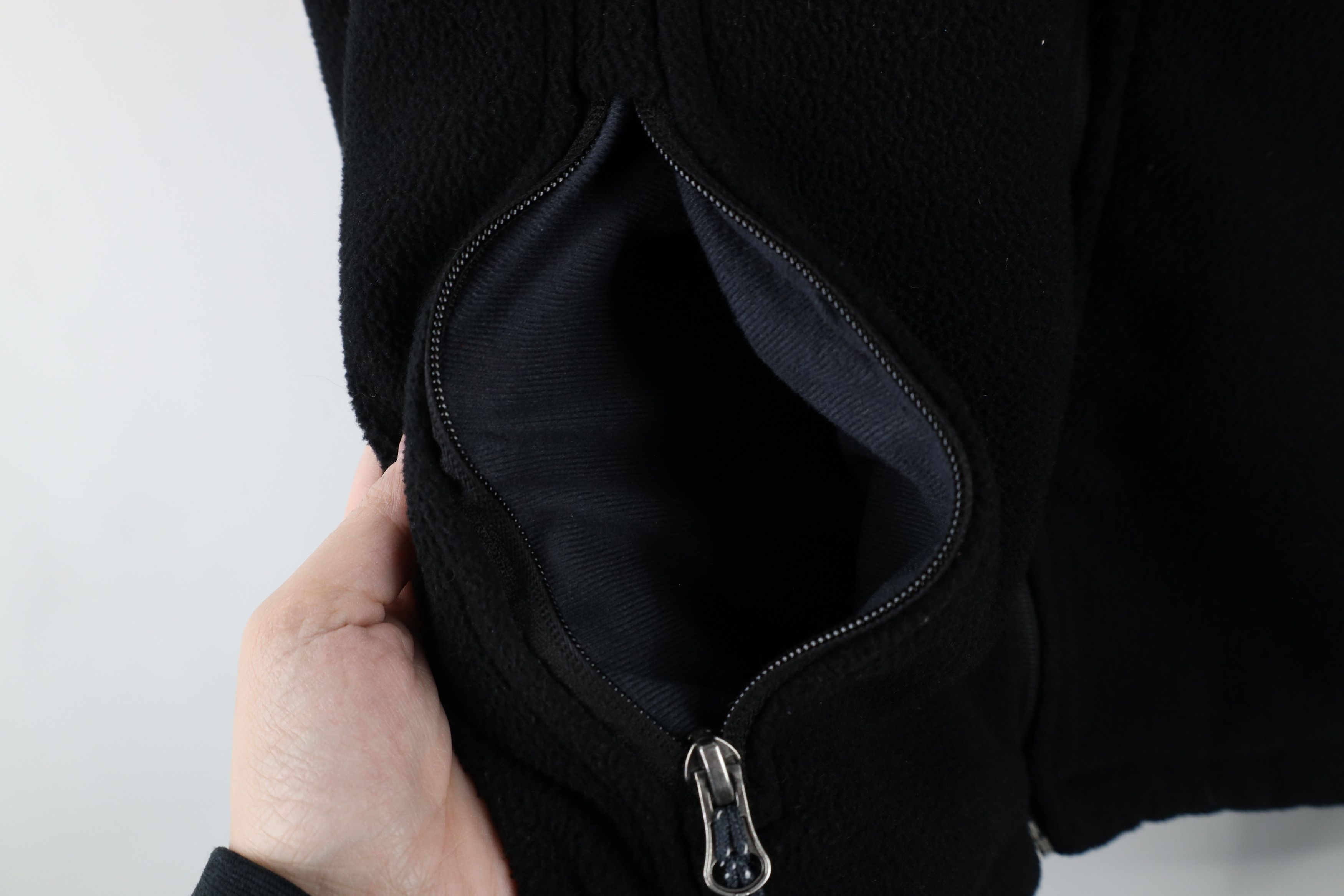 Vintage Vintage 90s Streetwear Racing Full Zip Fleece Jacket Black Size US S / EU 44-46 / 1 - 5 Thumbnail