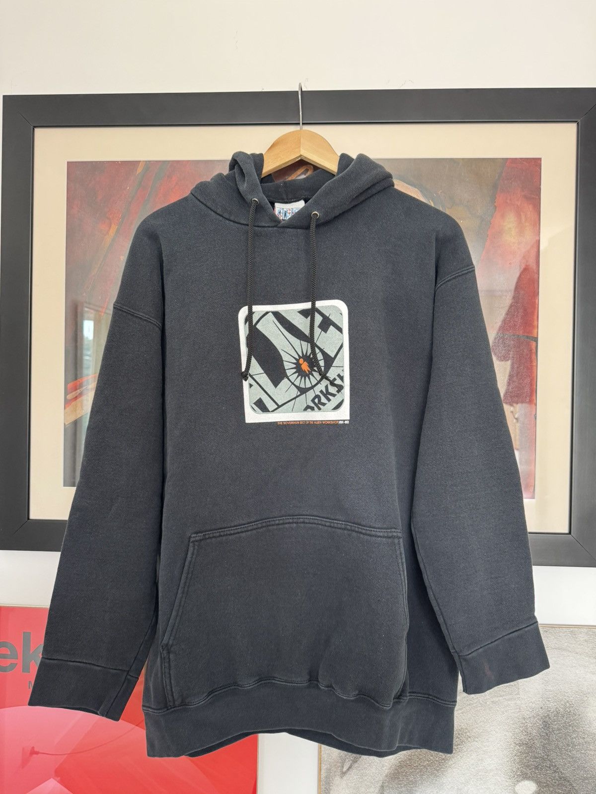 Alien Workshop Vintage 90s Skate Hoodie Made In USA Hype