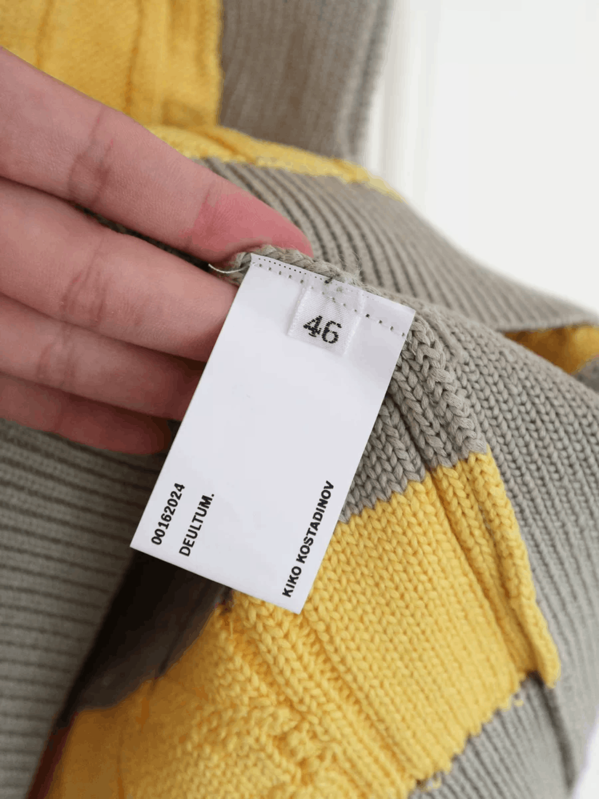 Merli Twinset Vest Beige / Yellow