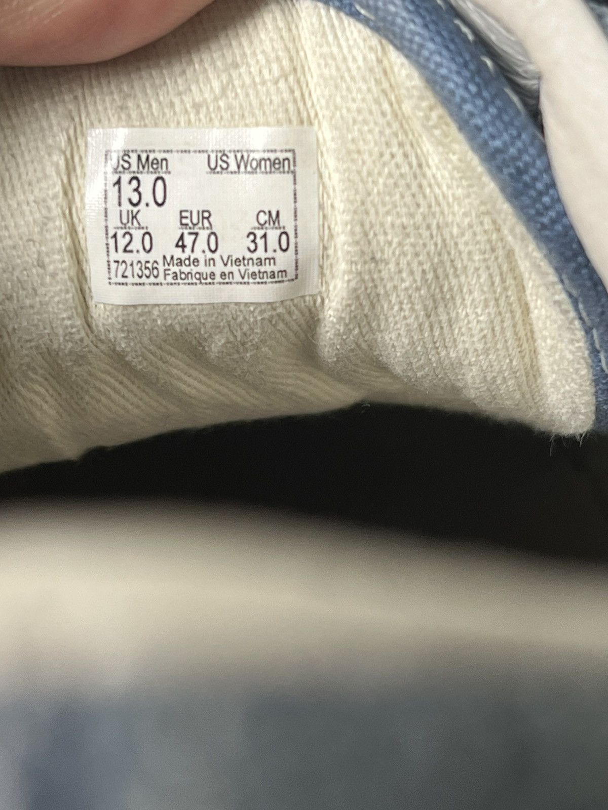Notre × Vans Notre x Vans Vault OG Old Skool LX - Blue Size US 13 / EU 46 - 7 Thumbnail