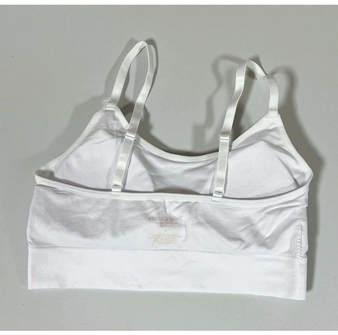 Juicy Couture White Diamond ‘Juicy’ Sports Bra Bralette Crop Top Size S 🤍 Size S / US 4 / IT 40 - 3 Thumbnail