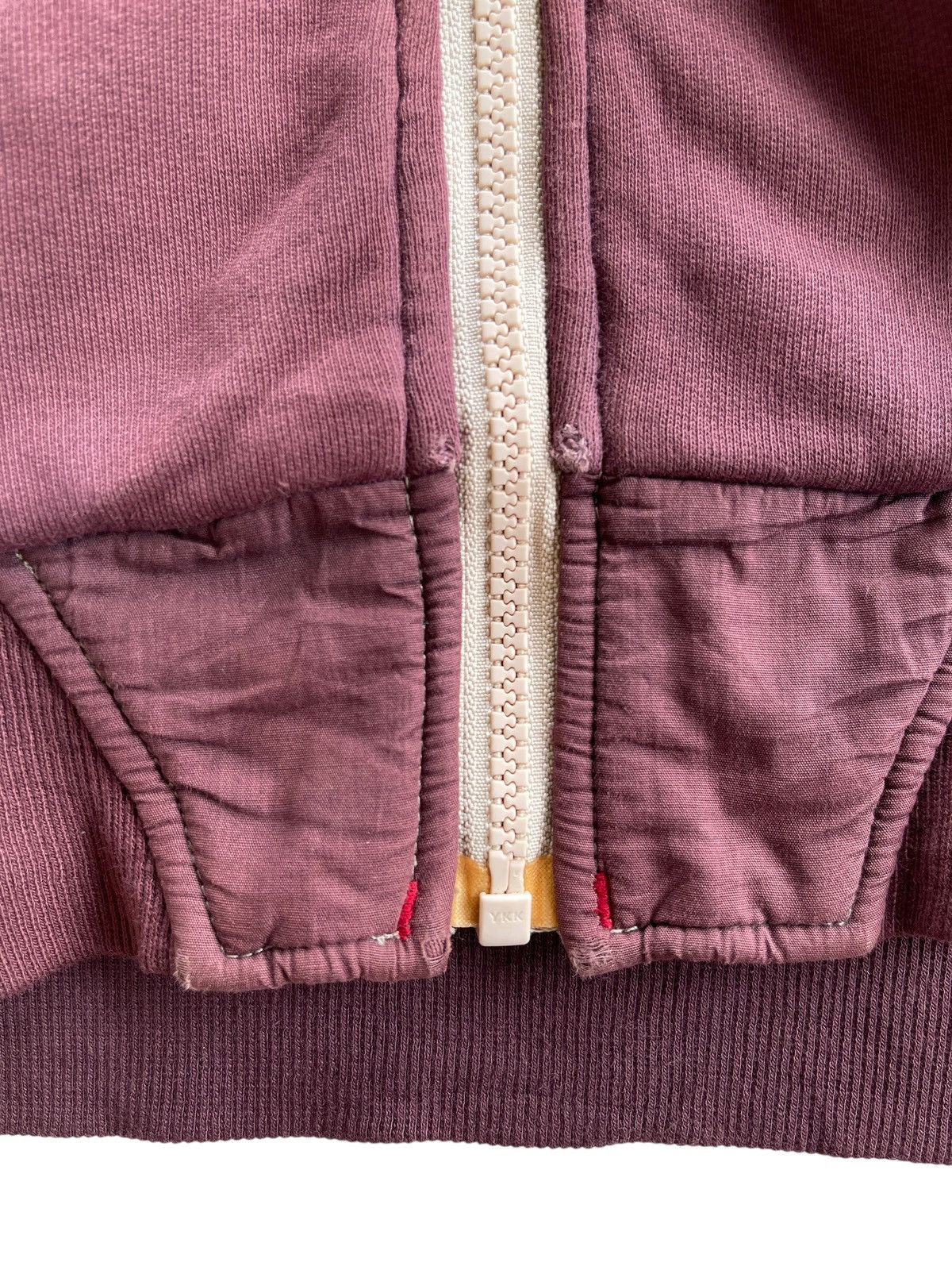 Japanese Brand BALL Sunfaded Burgundy Hooded Sweaters Size US M / EU 48-50 / 2 - 11 Thumbnail