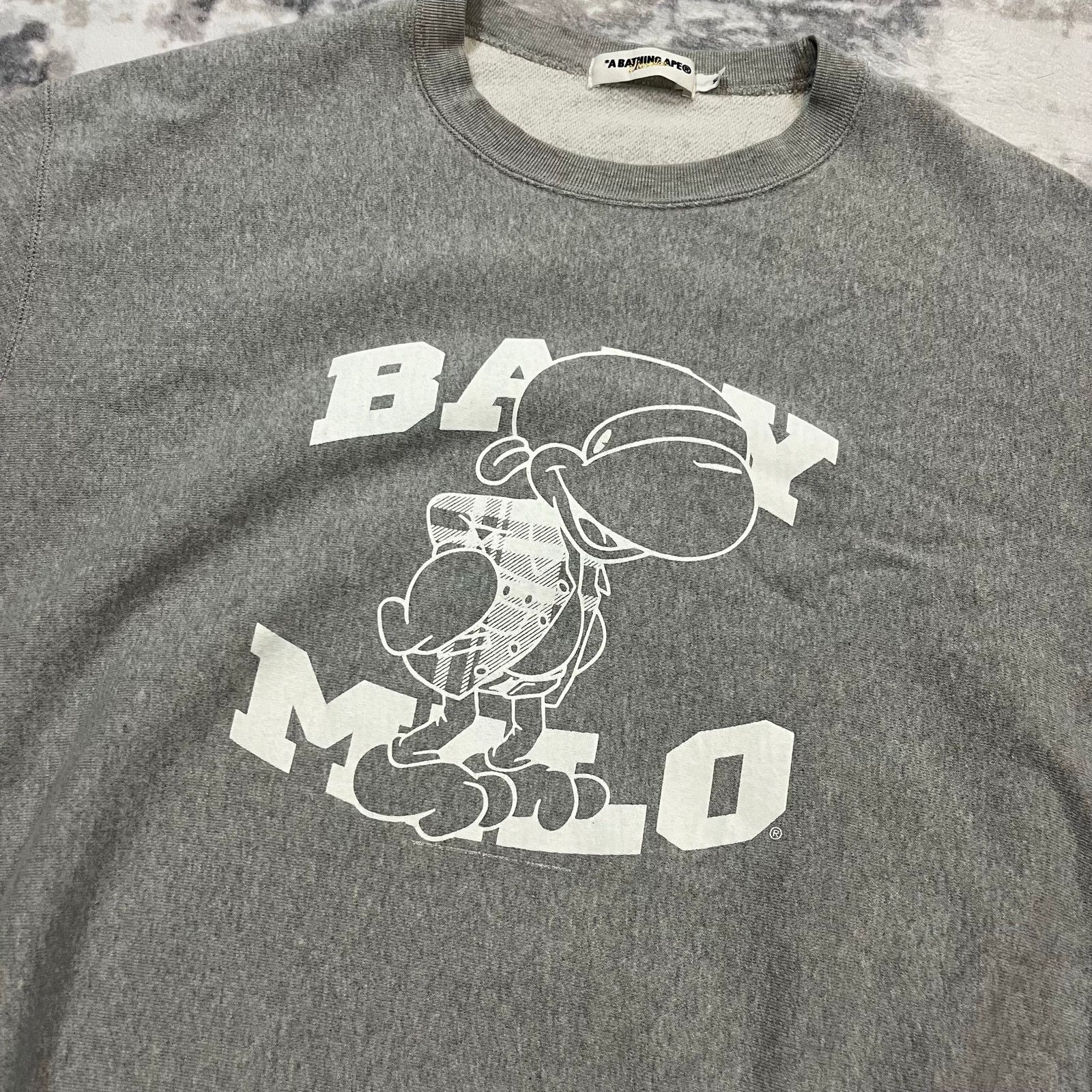 Bape × Nigo Authentic Bape 2003 Baby Milo Crewneck XL Size US XL / EU 56 / 4 - 2 Thumbnail