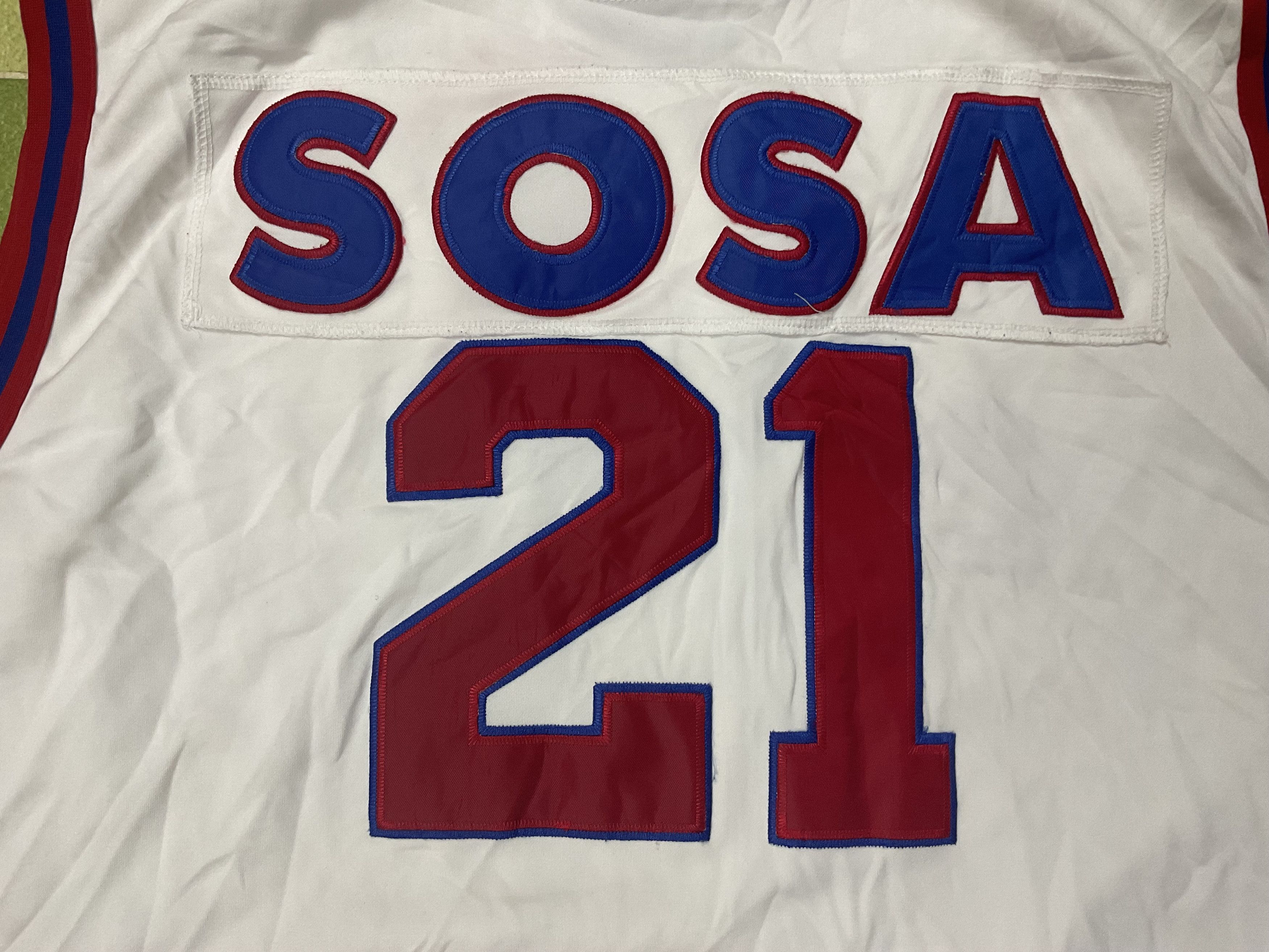 MLB Vintage Sammy Sosa Sleeveless Baseball Jersey 1995-96 3XL Size US XXL / EU 58 / 5 - 7 Thumbnail
