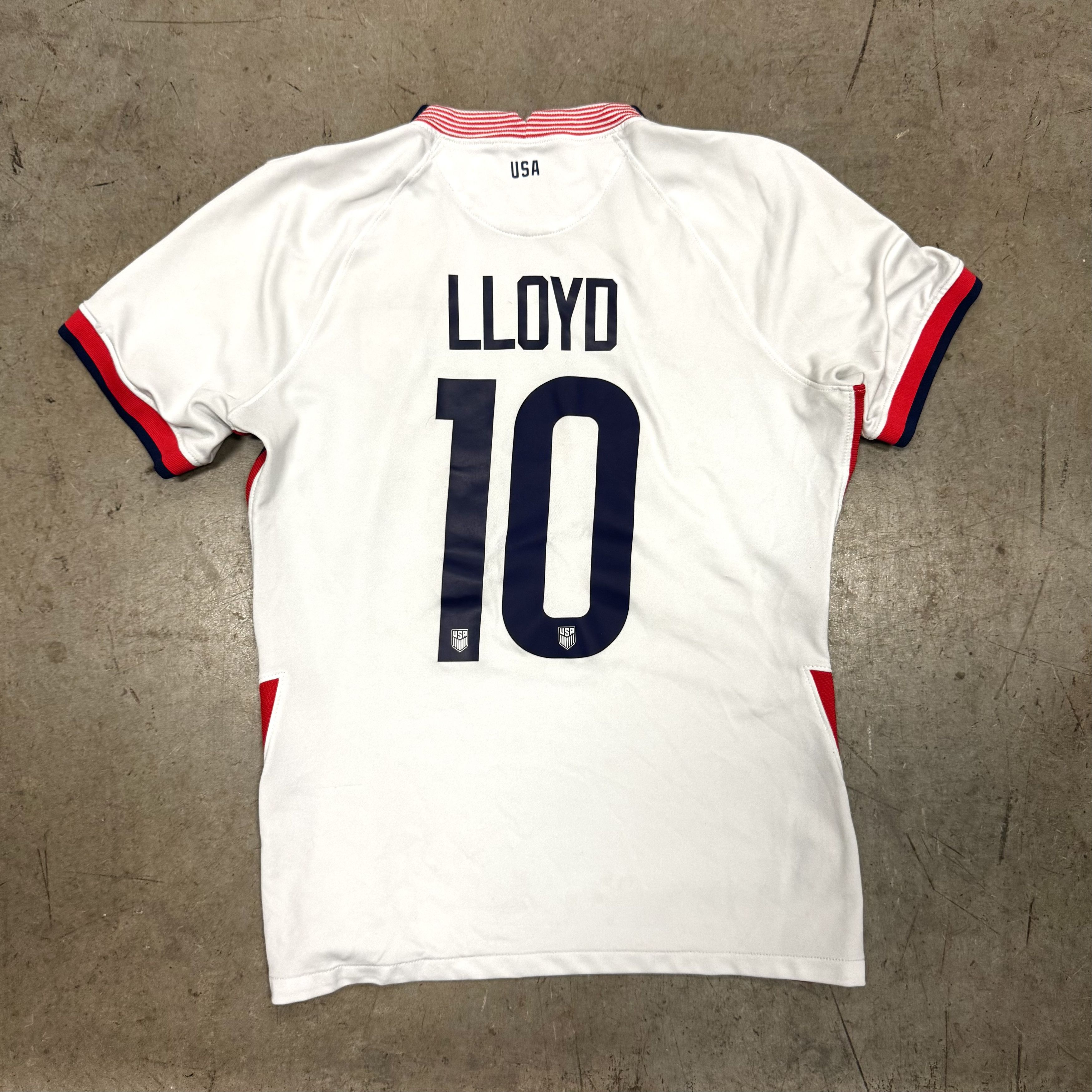 Nike Nike USWNT #10 Lloyd 2020 Stadium Home Soccer Jersey Size M / US 6-8 / IT 42-44 - 2 Thumbnail