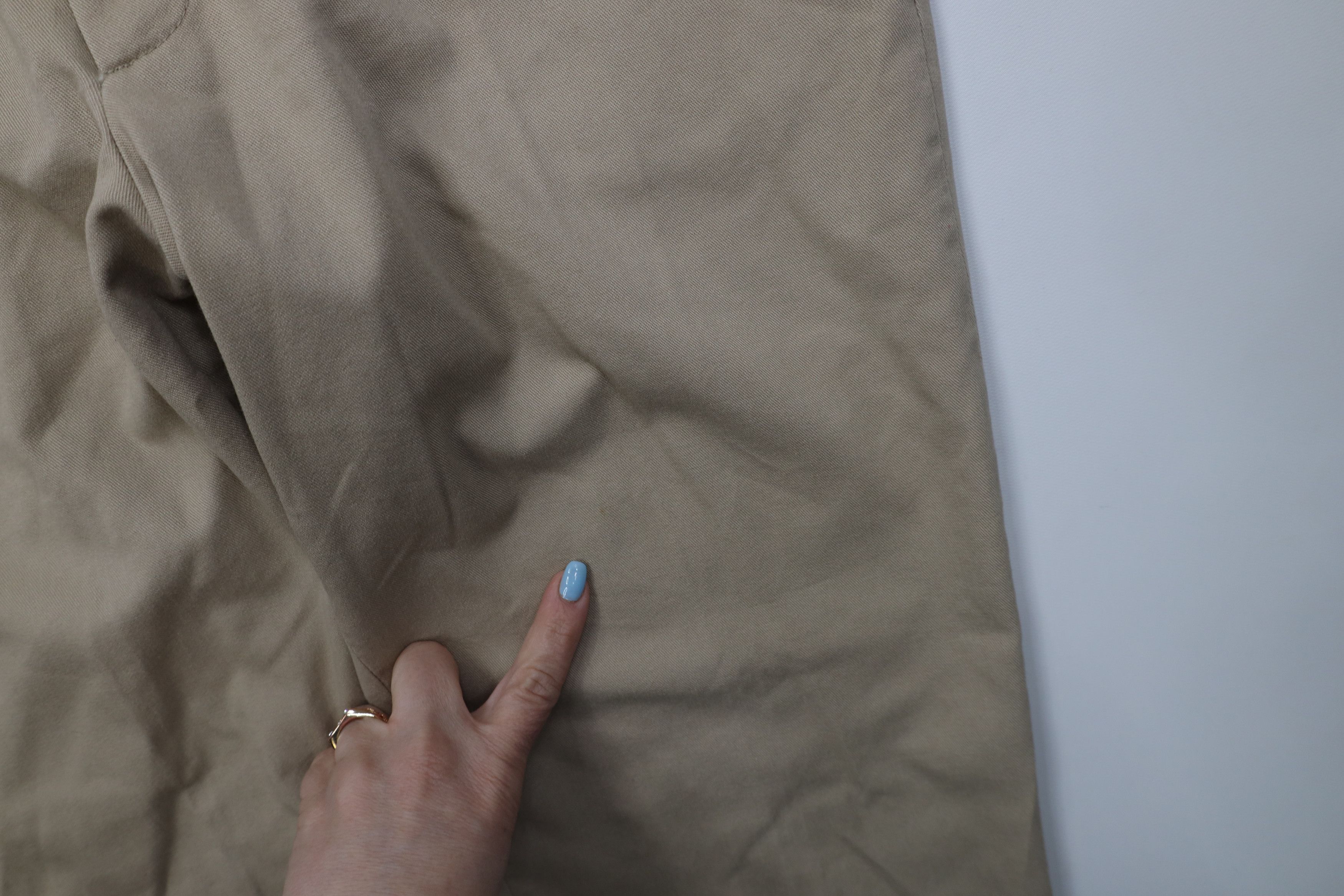 Vintage Vintage 70s Streetwear Wide Leg Chino Pants Trousers Beige Size US 36 / EU 52 - 6 Thumbnail