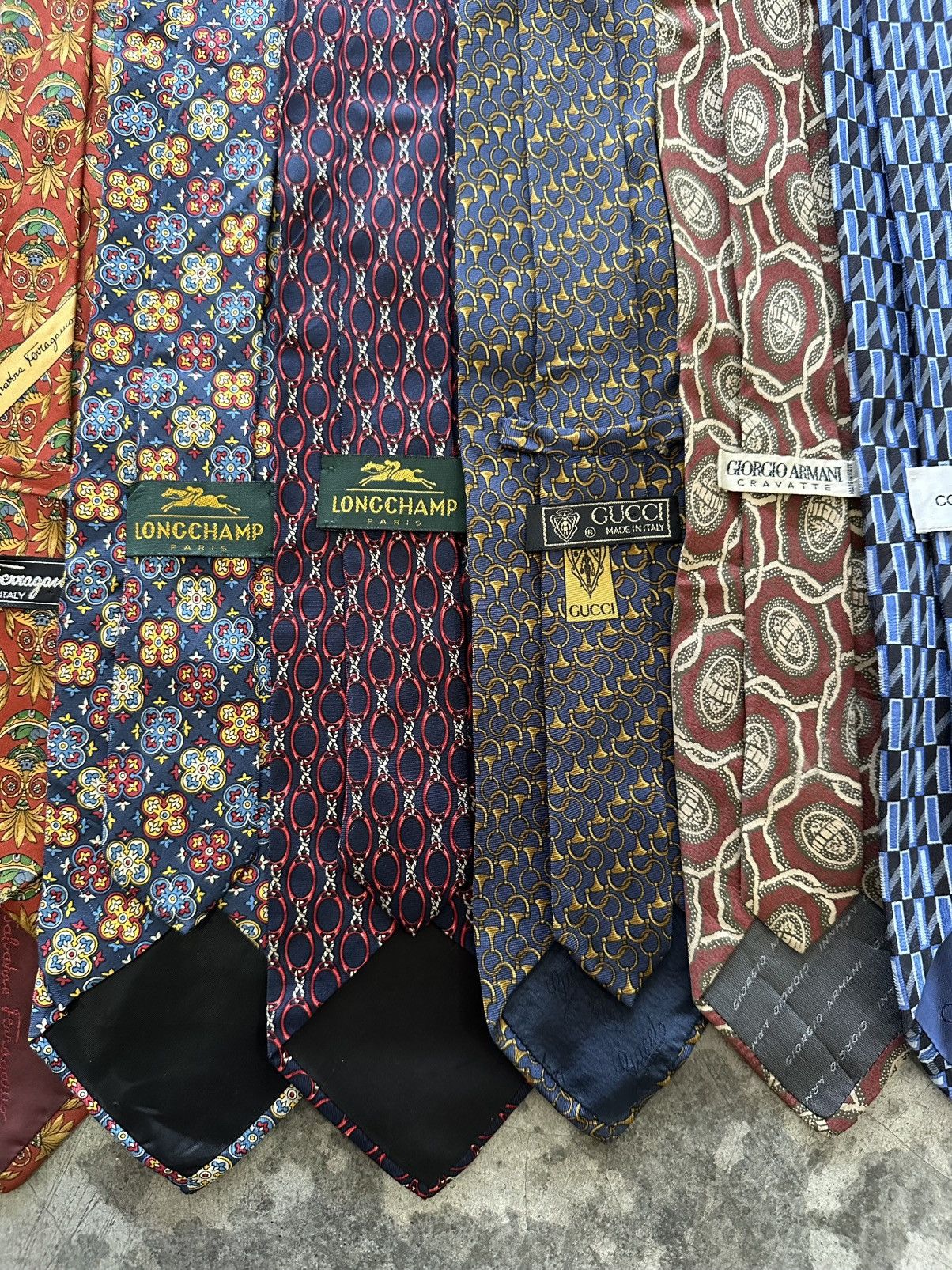 Gucci Lot of 11 Luxury Designer Tie Size ONE SIZE - 7 Thumbnail