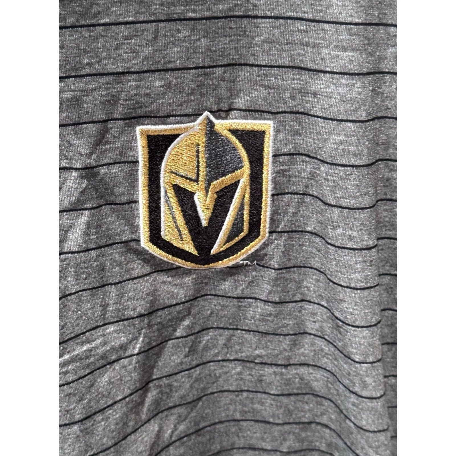 Vintage Antigua Shirt Mens Xl Striped Las Vegas Golden Knights Polo Size US XL / EU 56 / 4 - 2 Thumbnail