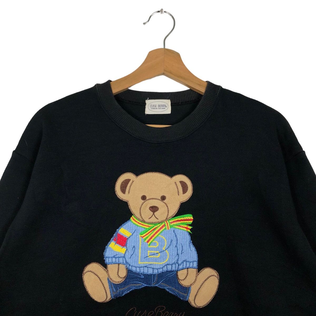 Hysteric Glamour 🔥Vintage Cuse Berry Cartoon Bear Big Logo Sweatshirt Size US M / EU 48-50 / 2 - 3 Thumbnail