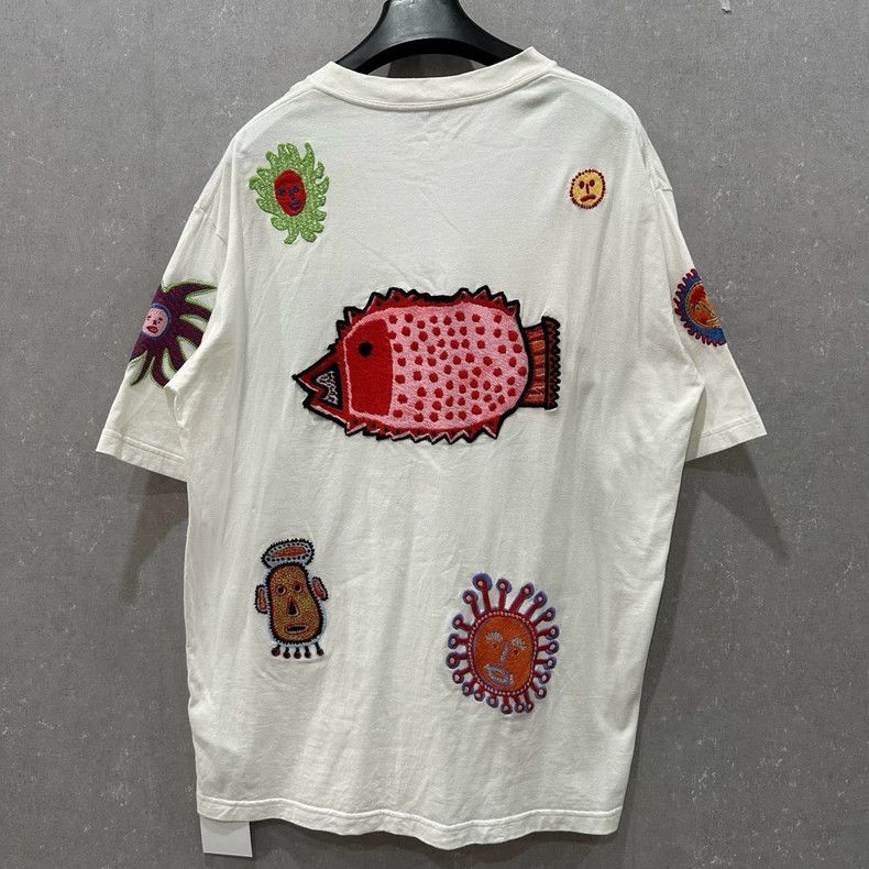 Louis Vuitton Louis Vuitton Yayoi Kusama Sunflower Embroidered Short Sle Size US XXL / EU 58 / 5 - 2 Thumbnail