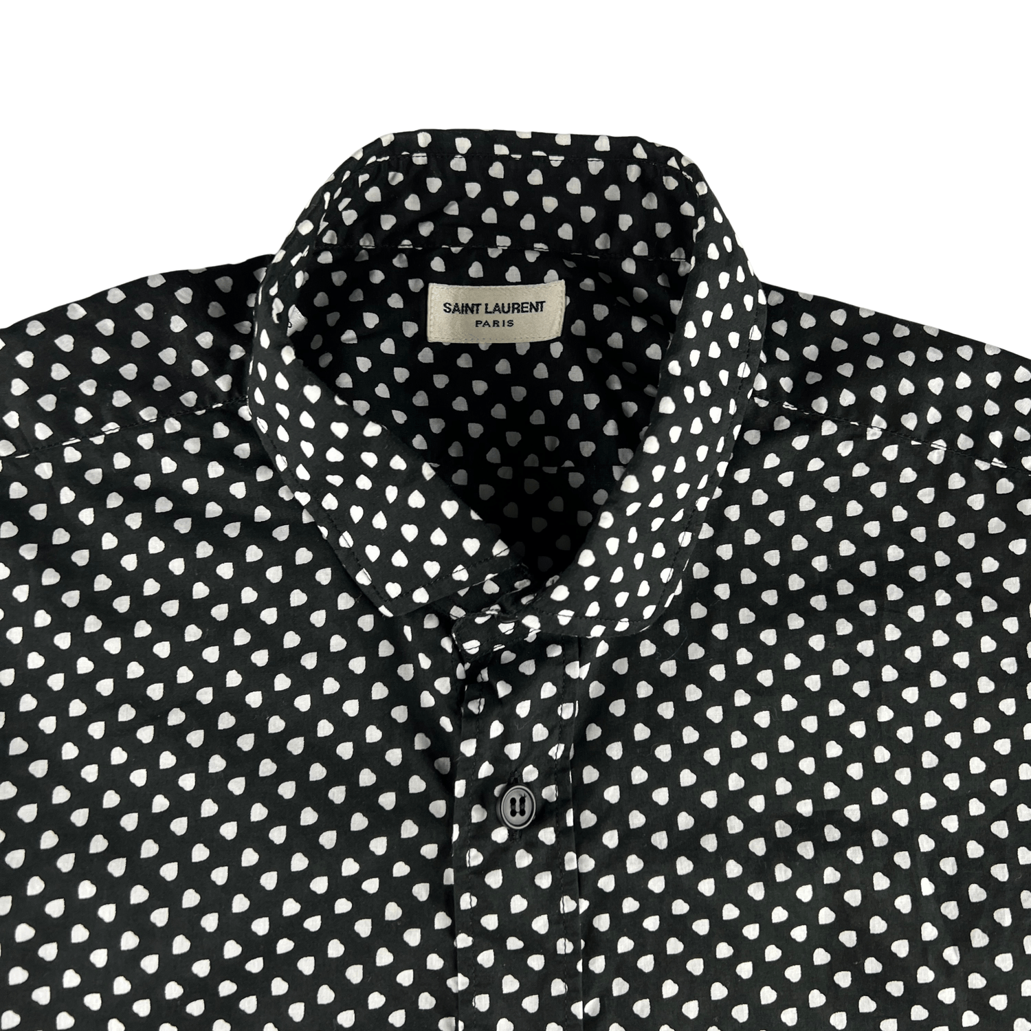 Saint Laurent Paris Saint Laurent FW13 Heart Shirt Size US S / EU 44-46 / 1 - 4 Thumbnail
