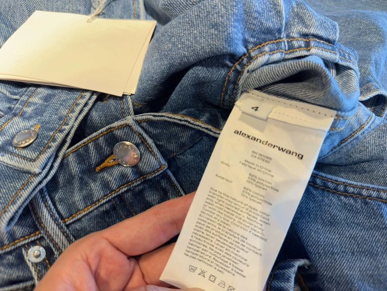Alexander Wang Alexander Wang Denim Long Sleeve Shirt- Size S / US 4 / IT 40 - 5 Thumbnail