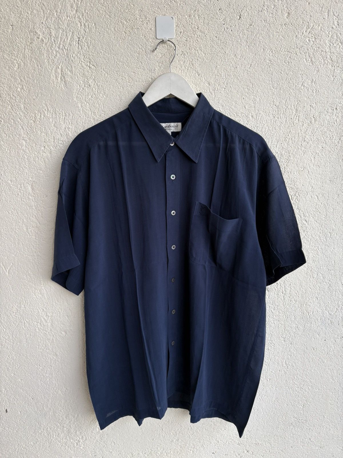Yves Saint Laurent 90s Vintage Yves Saint laurent sifon shirt Size US XL / EU 56 / 4 - 1 Thumbnail