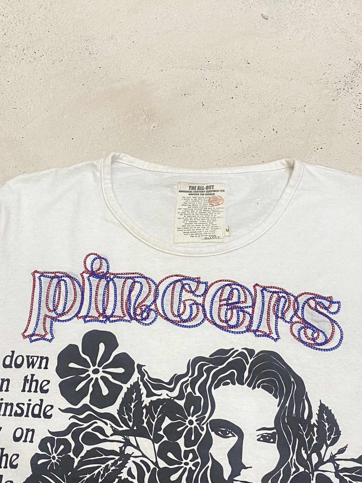 The All Out PINCERS Embroidery Art Girl Ethnics Poem Life