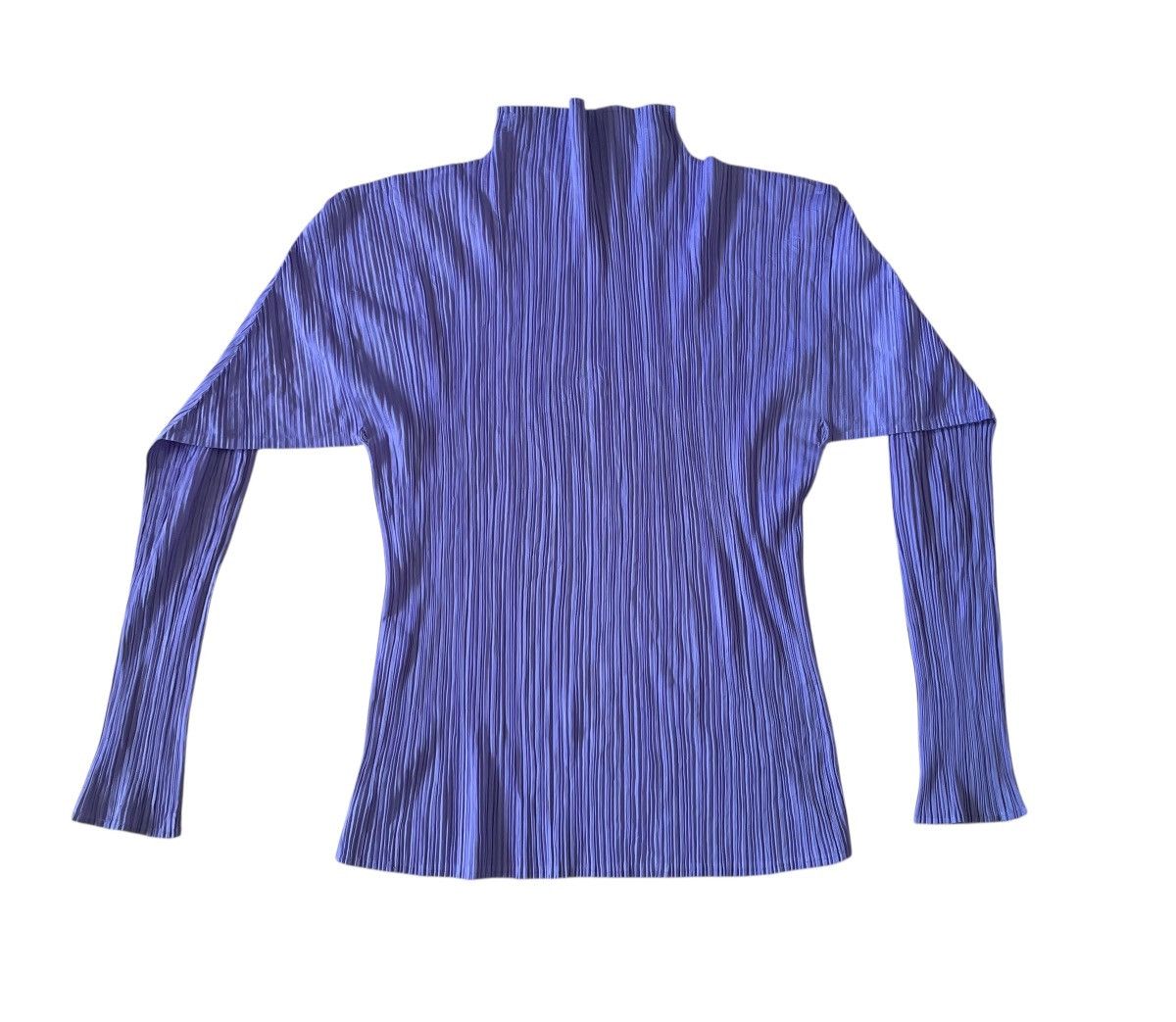 Pleats Please Issey Miyake Vintage issey miyake pleats please light purple long sleeve Size S / US 4 / IT 40 - 1 Thumbnail