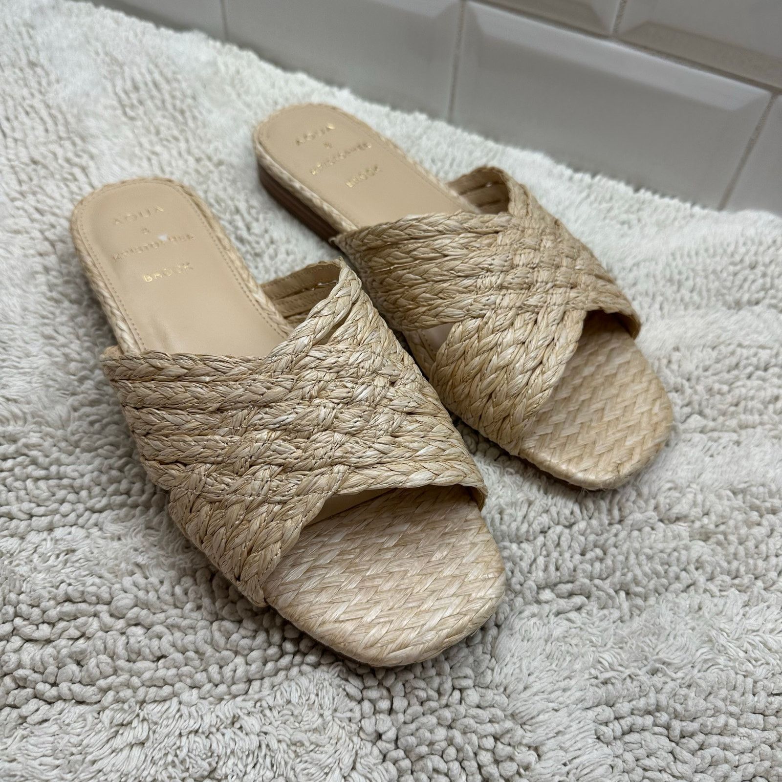 Other AQUA Kristopher Brock Crossover Espadrille Sandals 7.5M Size US 7.5 / IT 37.5 - 1 Thumbnail